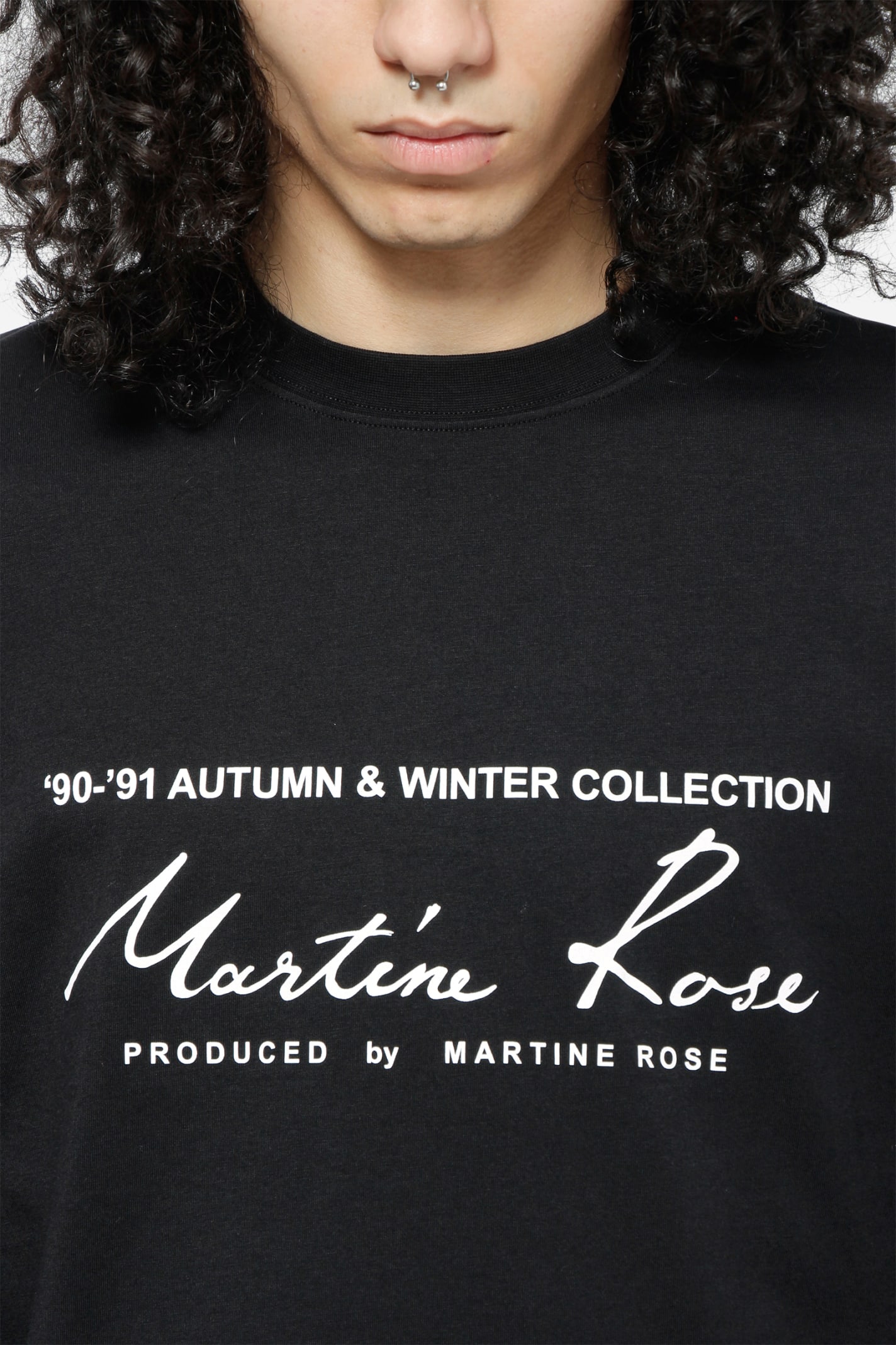 Shop Martine Rose Longsleeve In Black