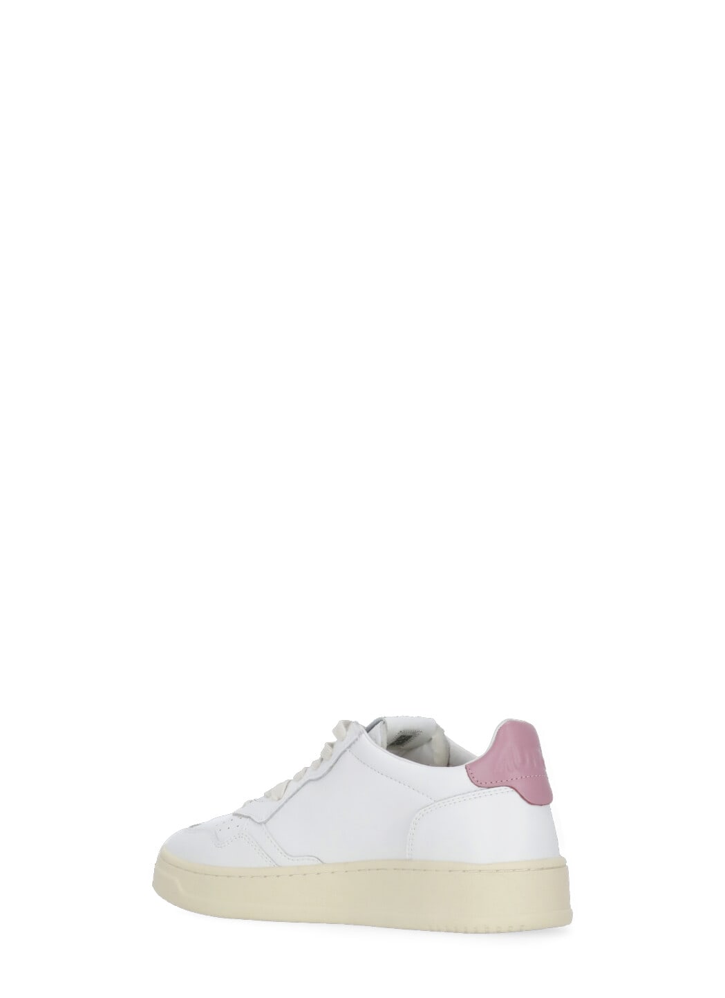 Autry Action Lace-up Leather Sneakers In White