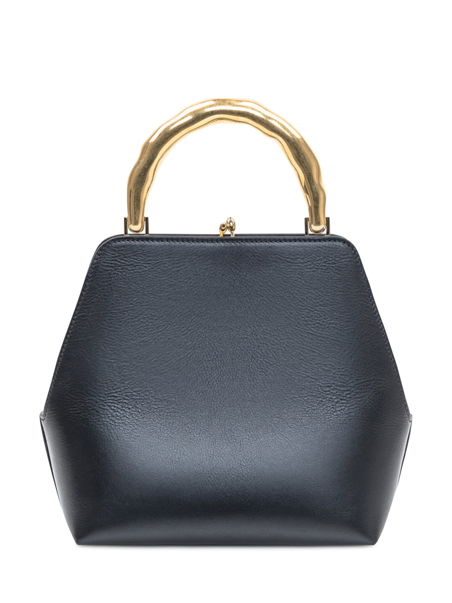 Shop Jil Sander Goji Square Bag In Black