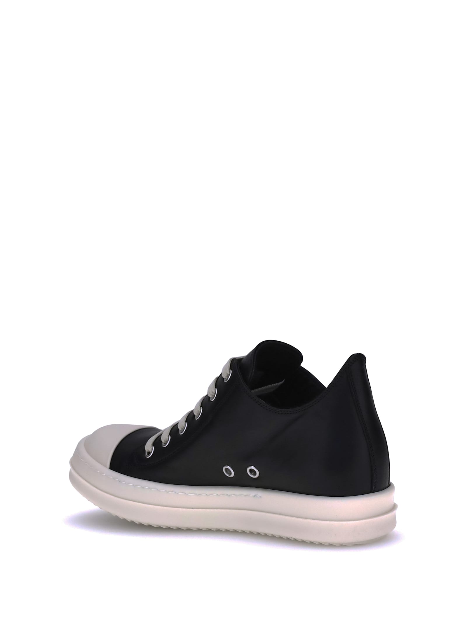 Rick Owens Leather Sneaker In Multi