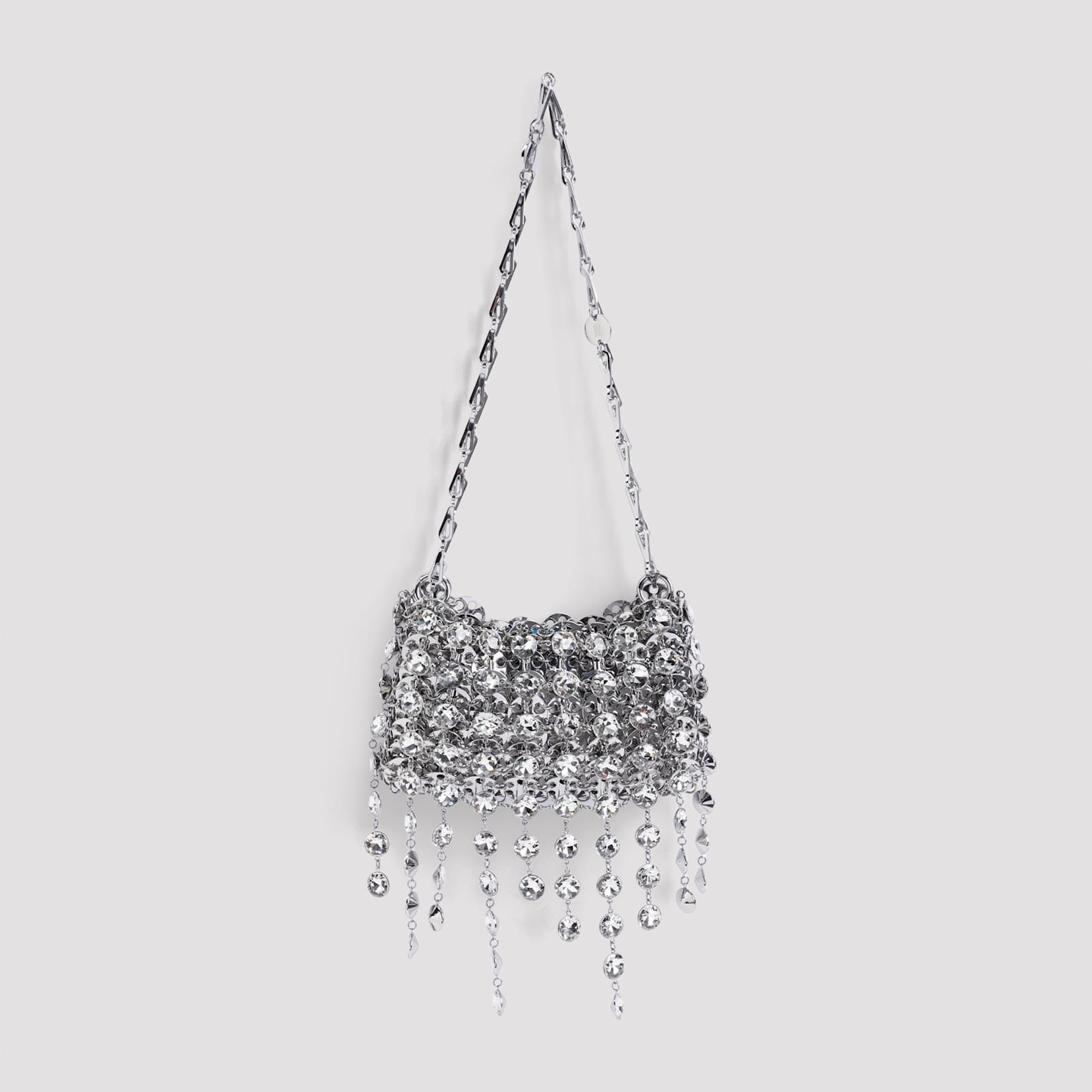 Shop Rabanne Sac A Man Bag In Silver