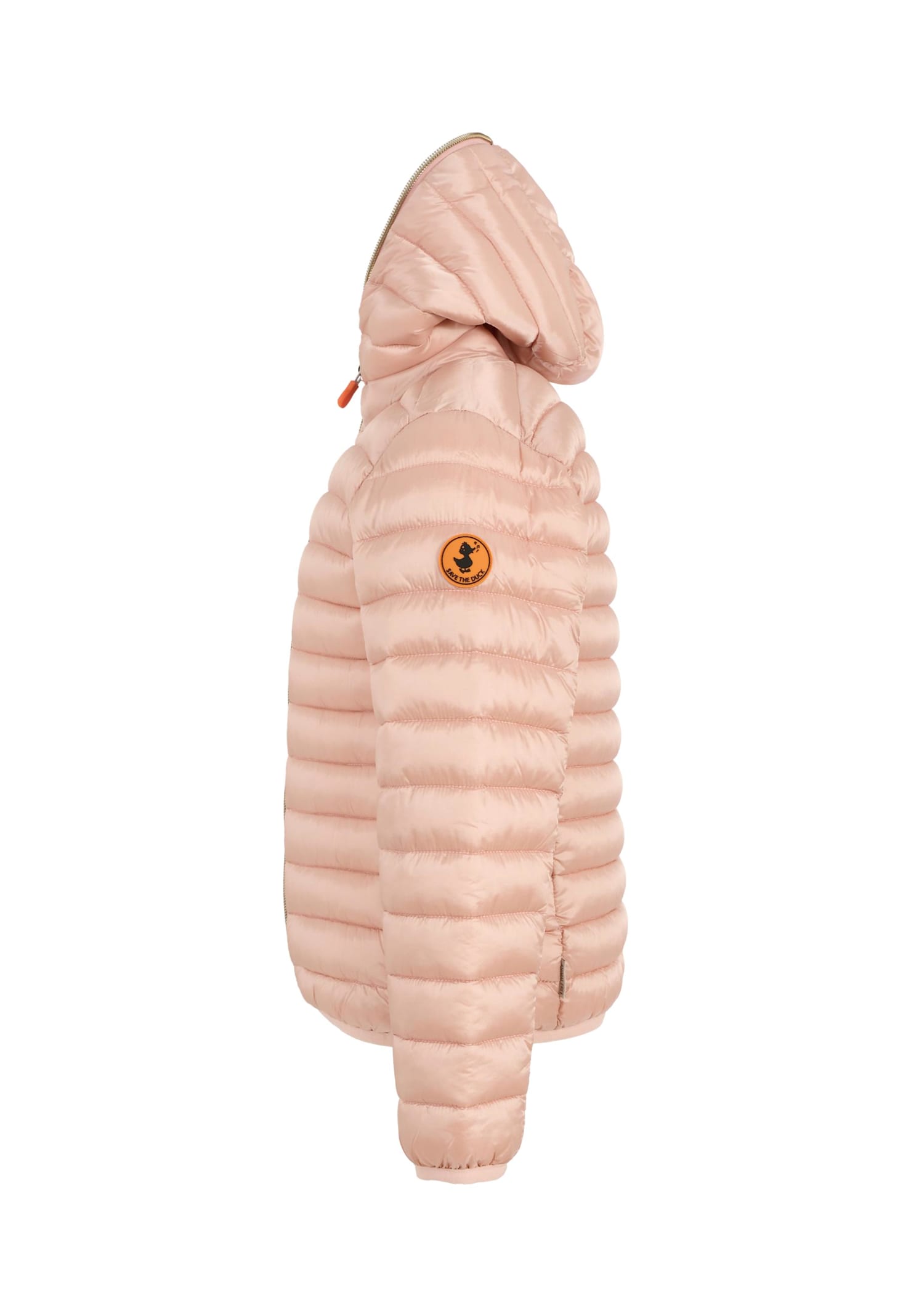 Save The Duck Pink Iris Down Jacket For Girl With Logo In Pink