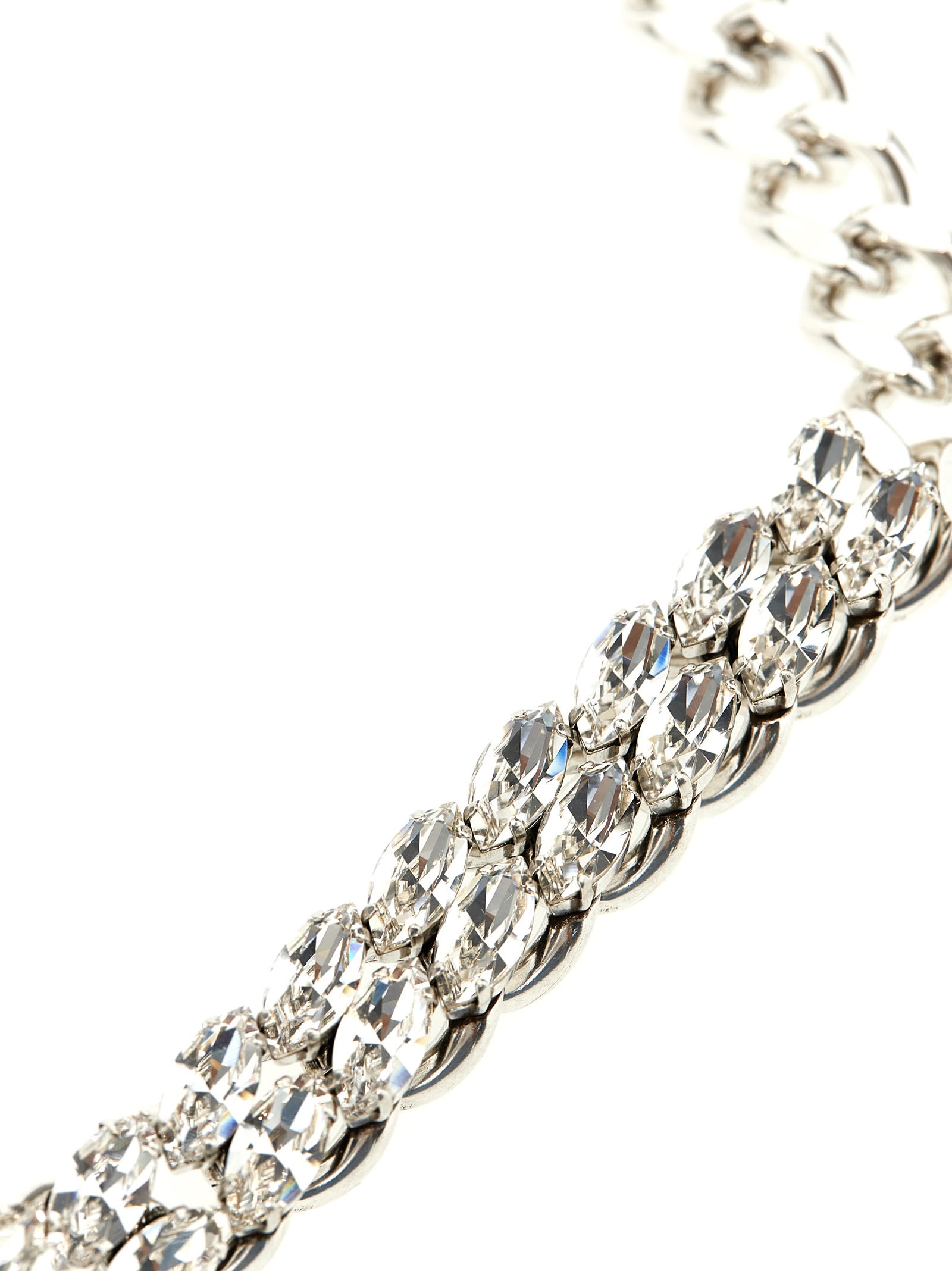 Shop Isabel Marant Crystal Chain Necklace