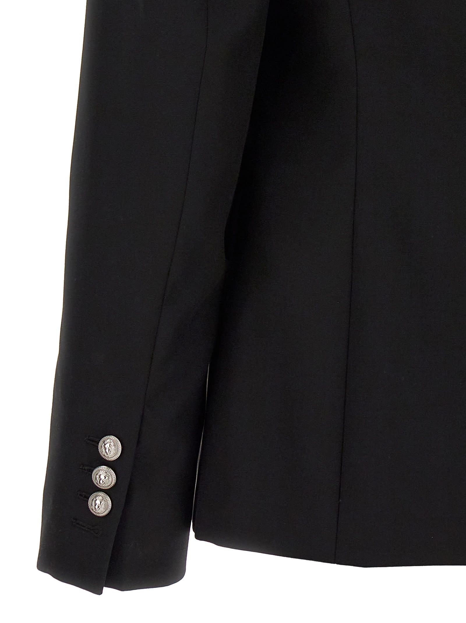 Shop Balmain 6-buttons Blazer In Black