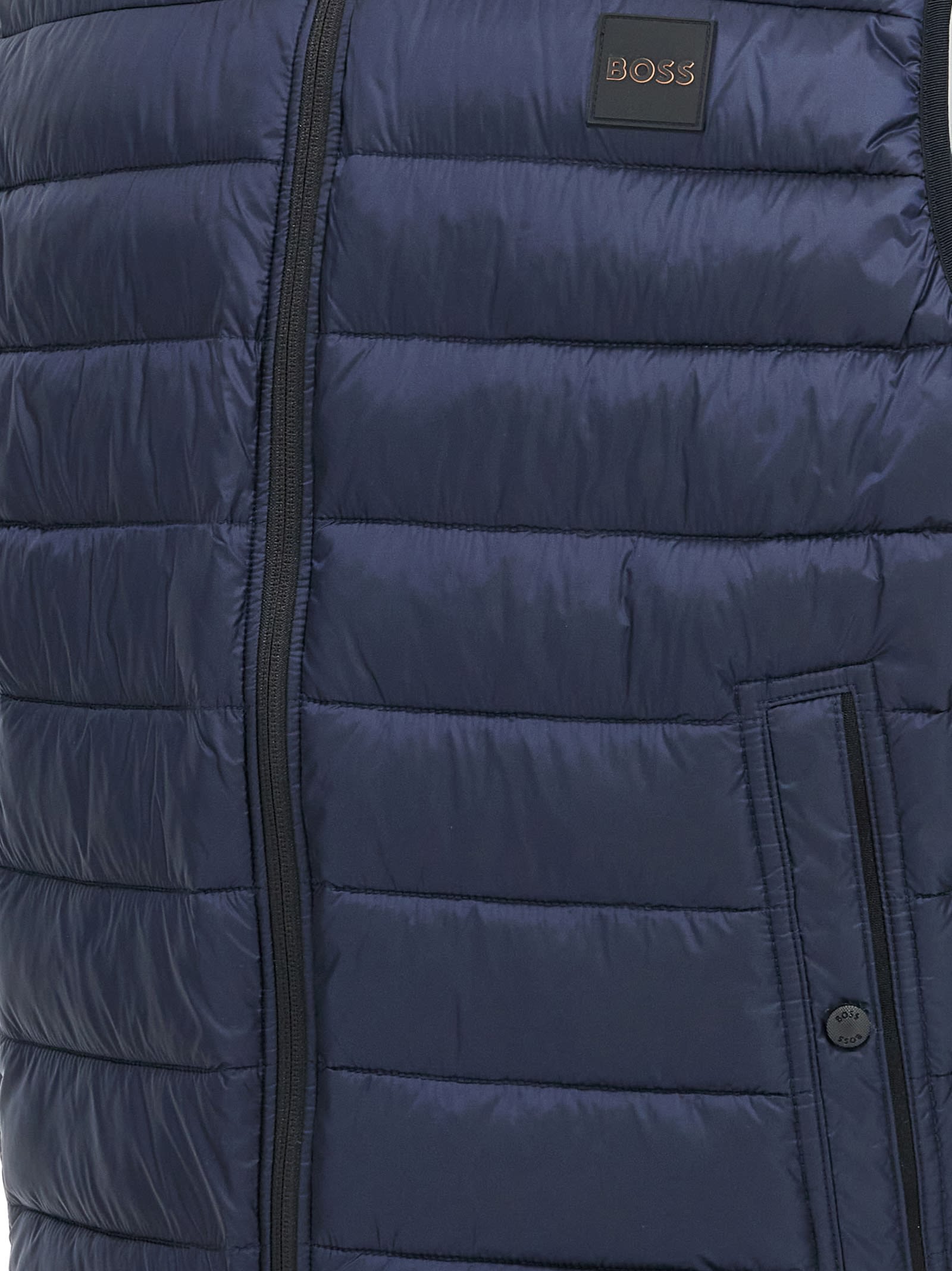 Shop Hugo Boss Odeno1 Vest In Blue