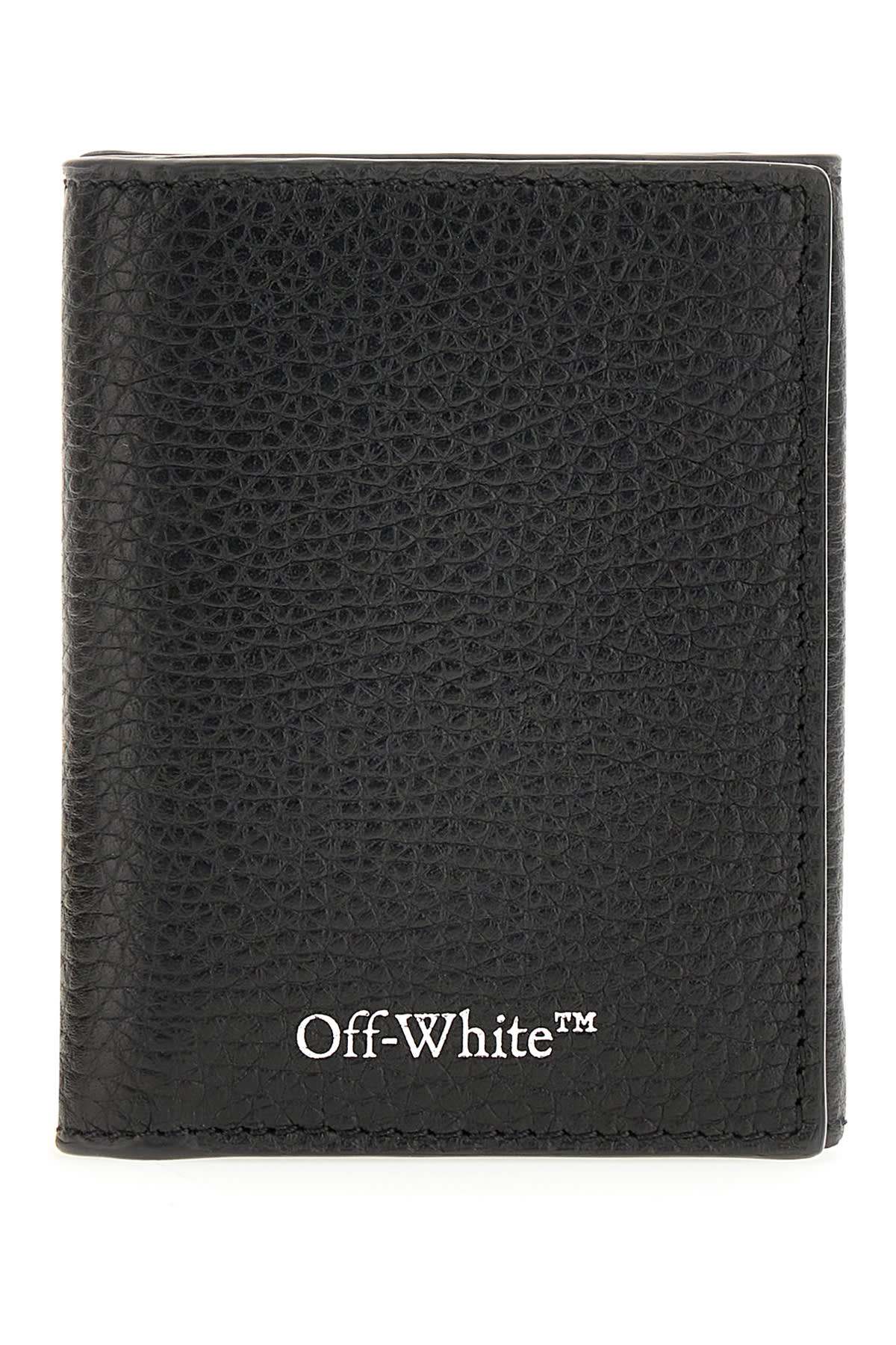 Shop Off-white Black Leather Wallet In 1000