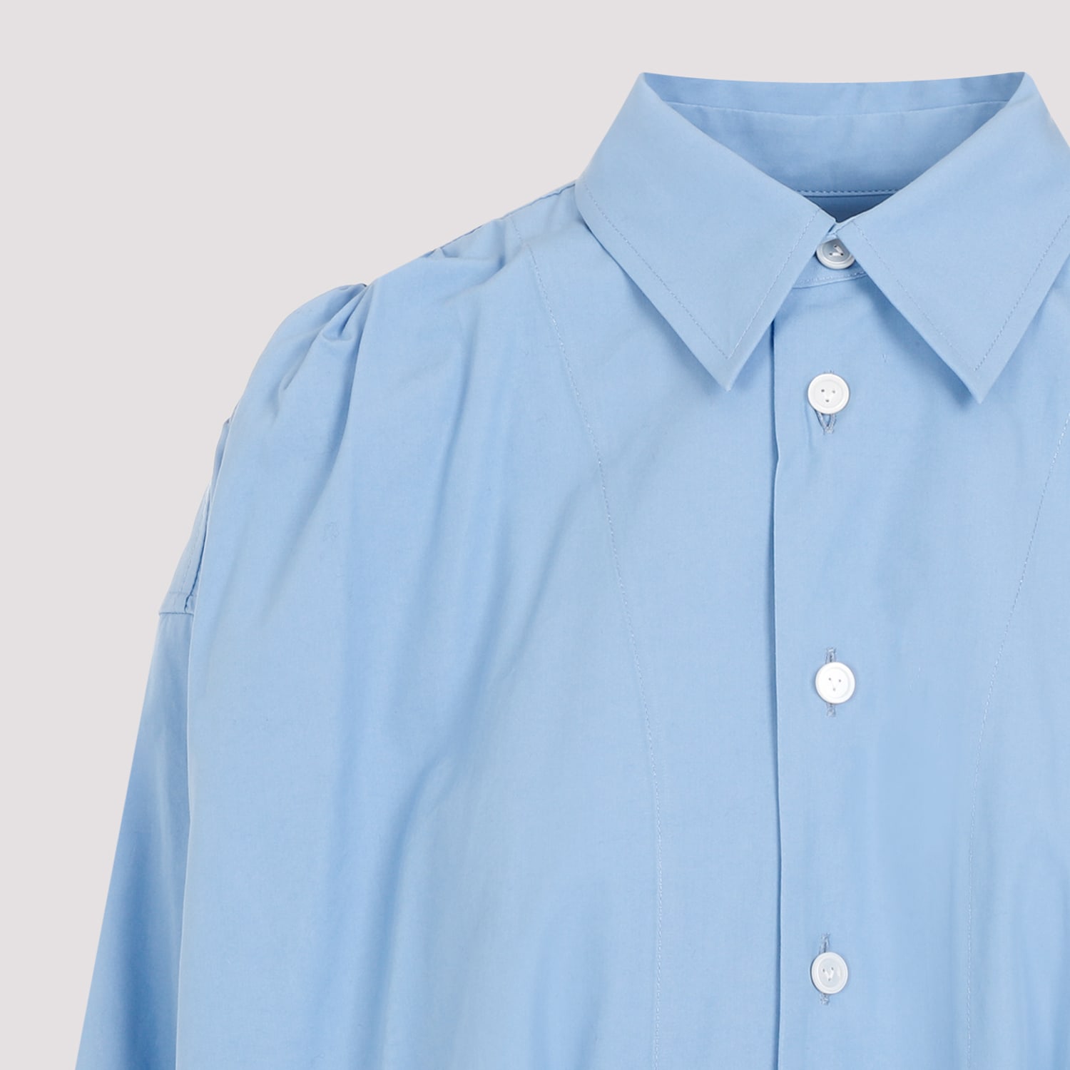 Bottega Veneta Cotton Shirt - Admiral - 4255 Admiral In Admiral