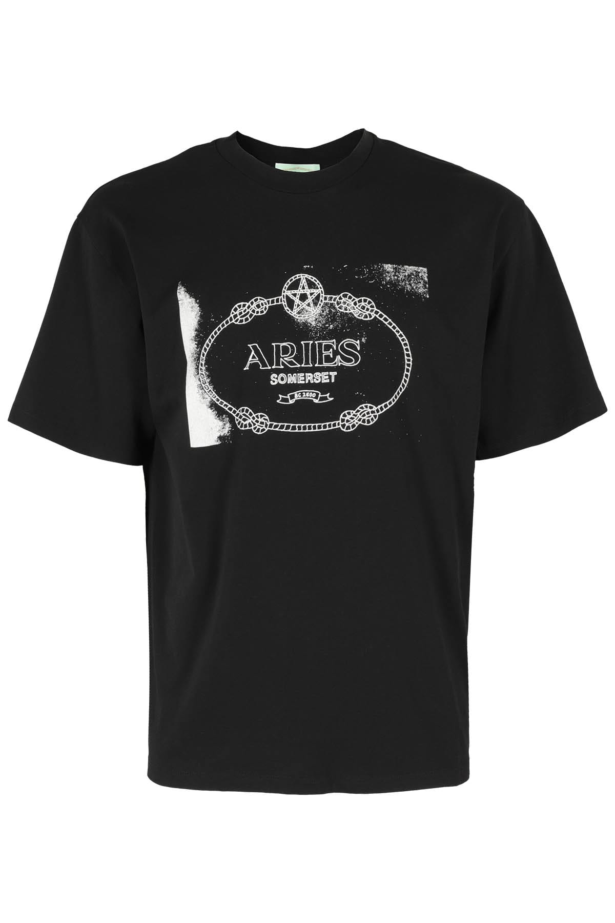 Shop Aries Wiccan Ring Ss Tee In Blk Black