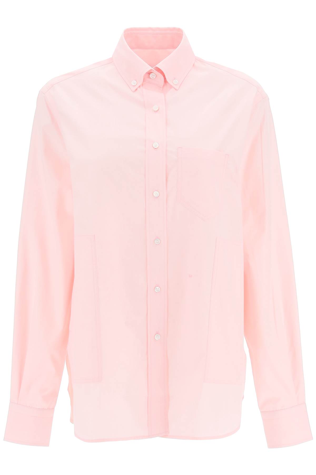 Shop Saks Potts William Cotton Shirt In Rose Pink (pink)