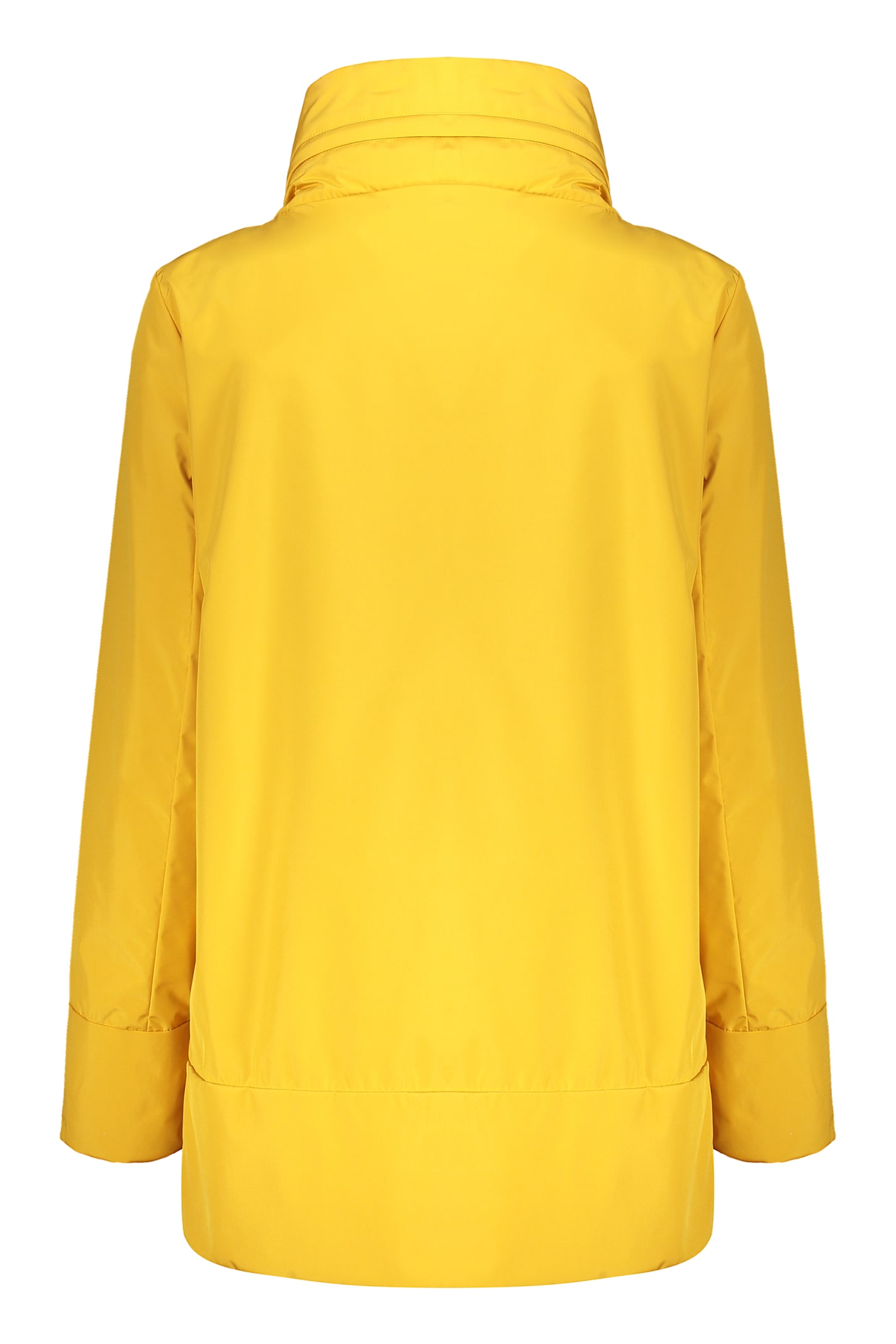 Moorer Waterproof Hooded Coat In Ocher