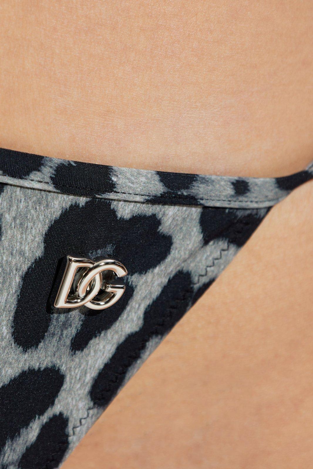 Dolce & Gabbana Animal Print Two-piece Swimsuit