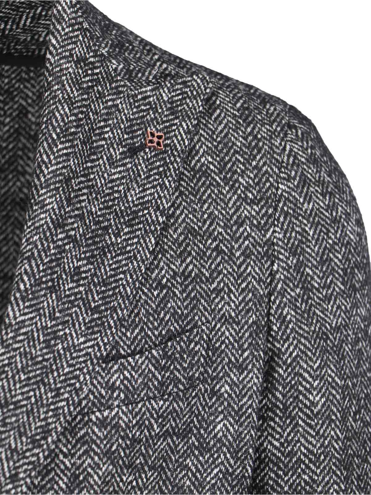 Shop Tagliatore Single-breasted Blazer In Gray