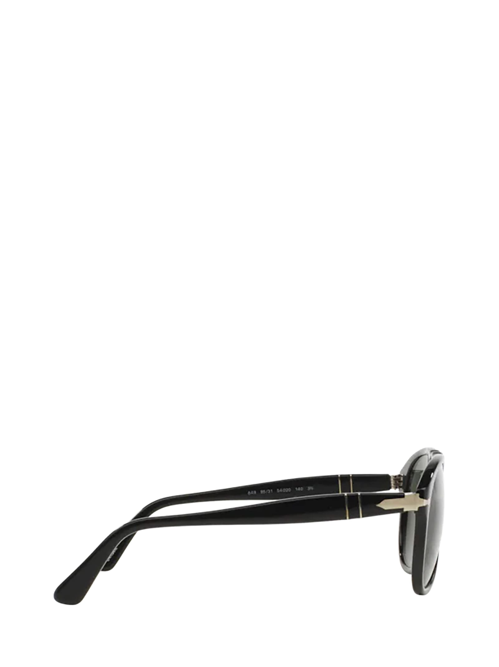 Shop Persol Po0649 Black Sunglasses