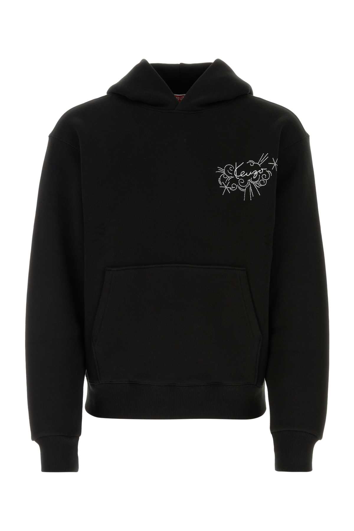 Shop Kenzo Black Cotton Sweatshirt In Noir