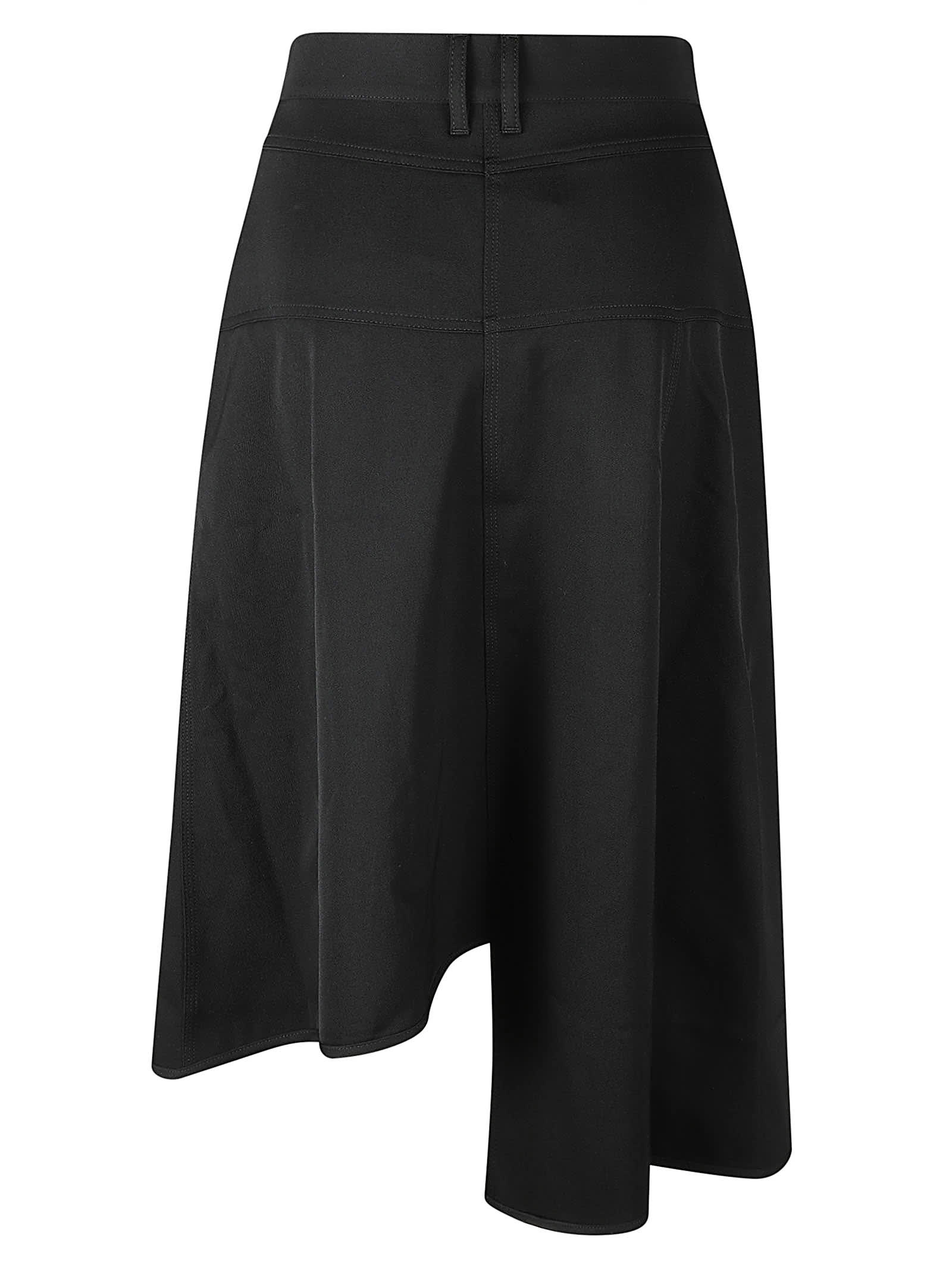 Shop Jw Anderson Patchwork A Line Skirt In Black