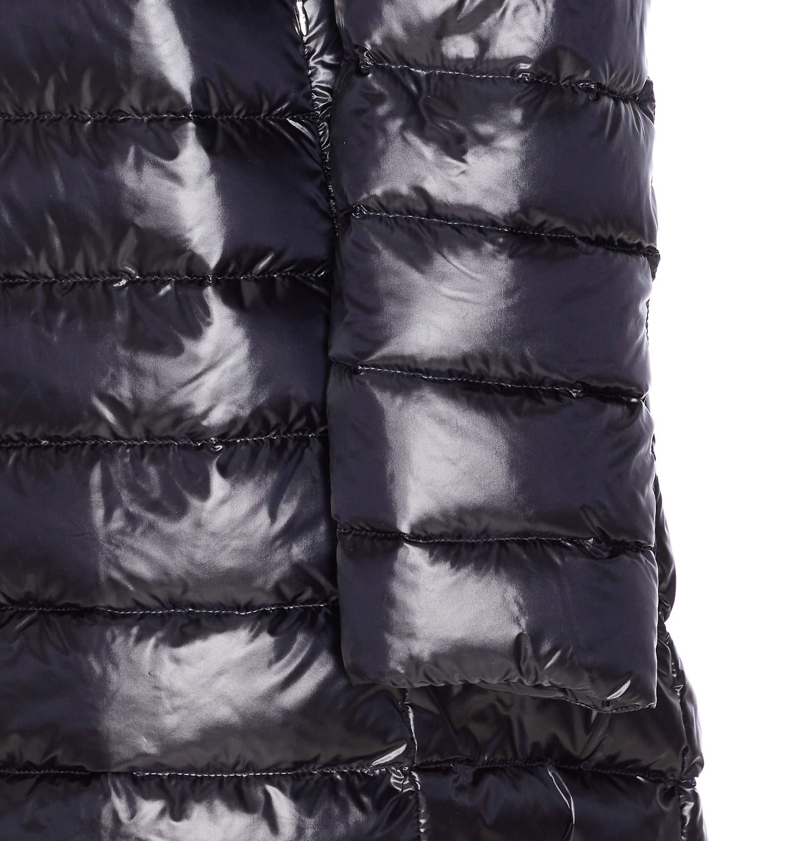 Herno A-shape Ultrilight Down Jacket In Black