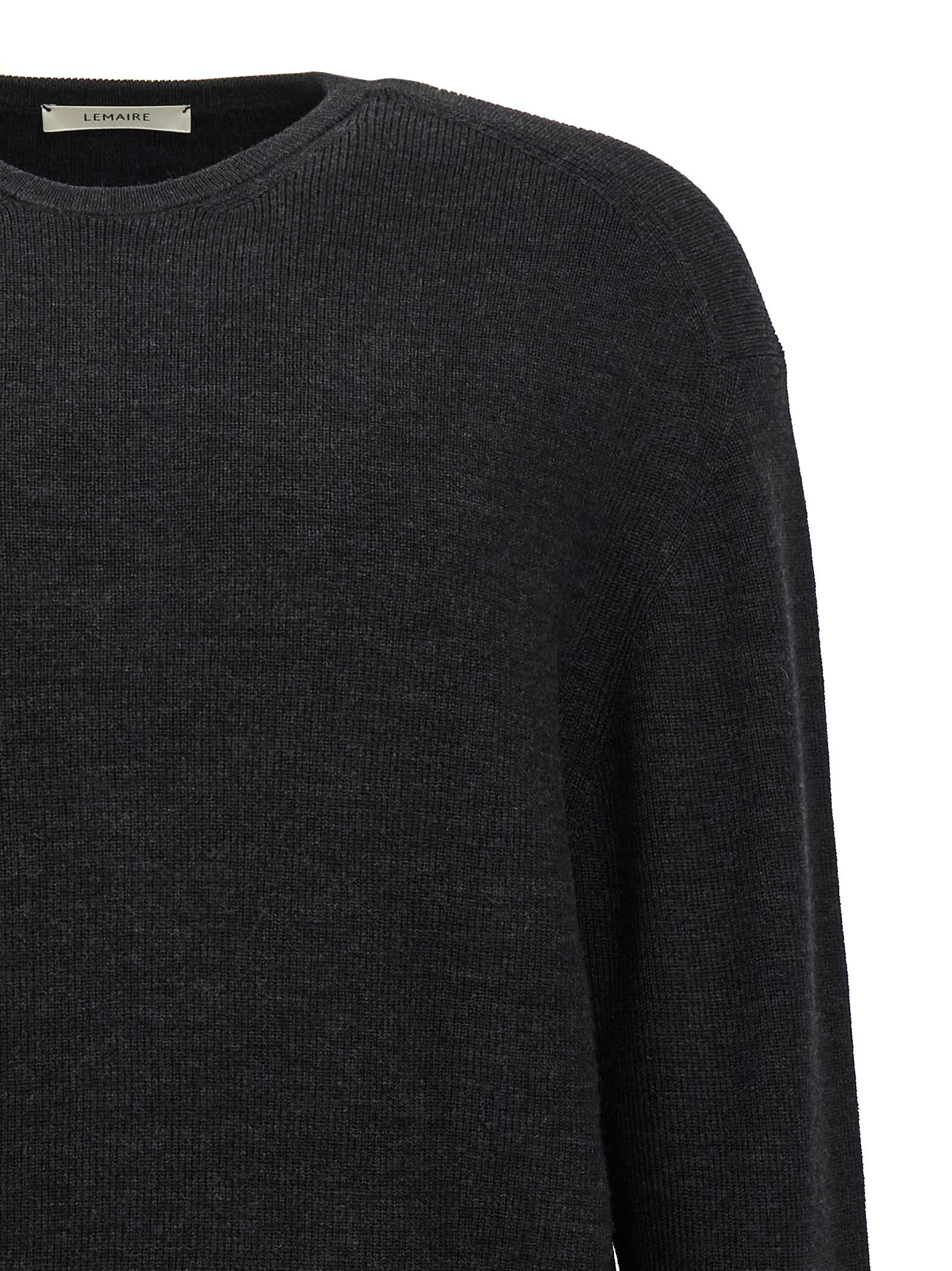 Shop Lemaire Crewneck Sweater In Gray