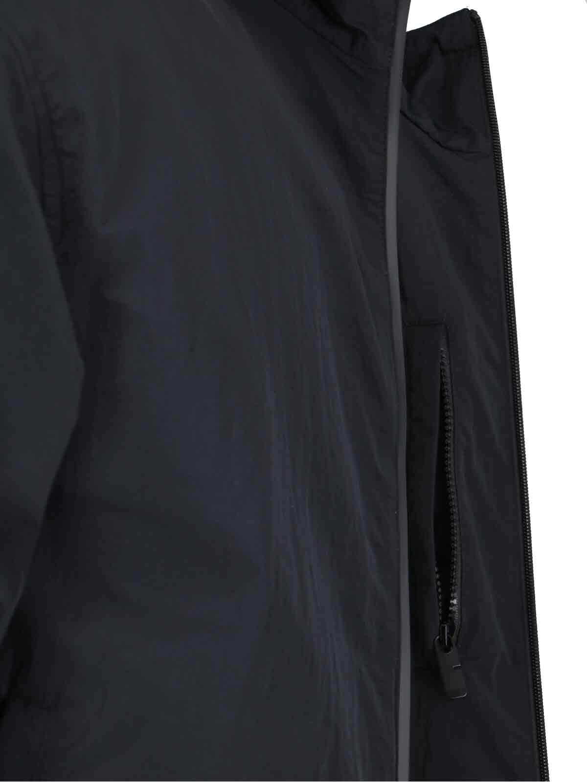 Burberry Ekd Patch Windbreaker Jacket In Black