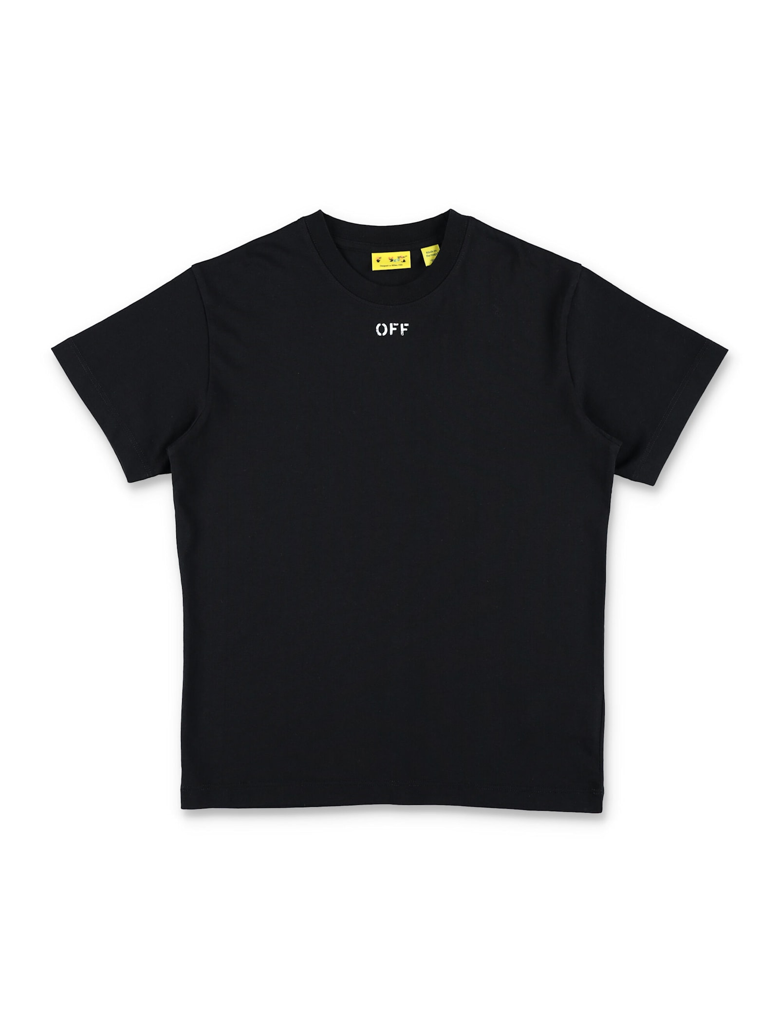 Off-white Off Stamp Plain Tee Ss In Black