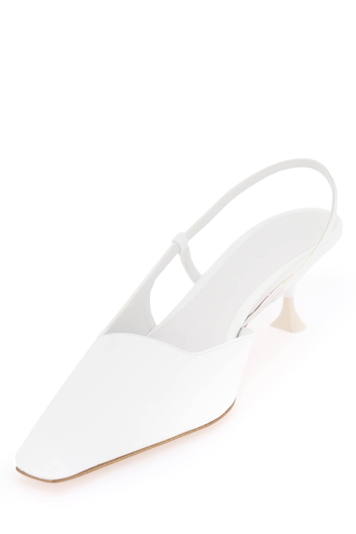 Shop 3juin Slingback Patent Leather Dã© In Patent White (white)