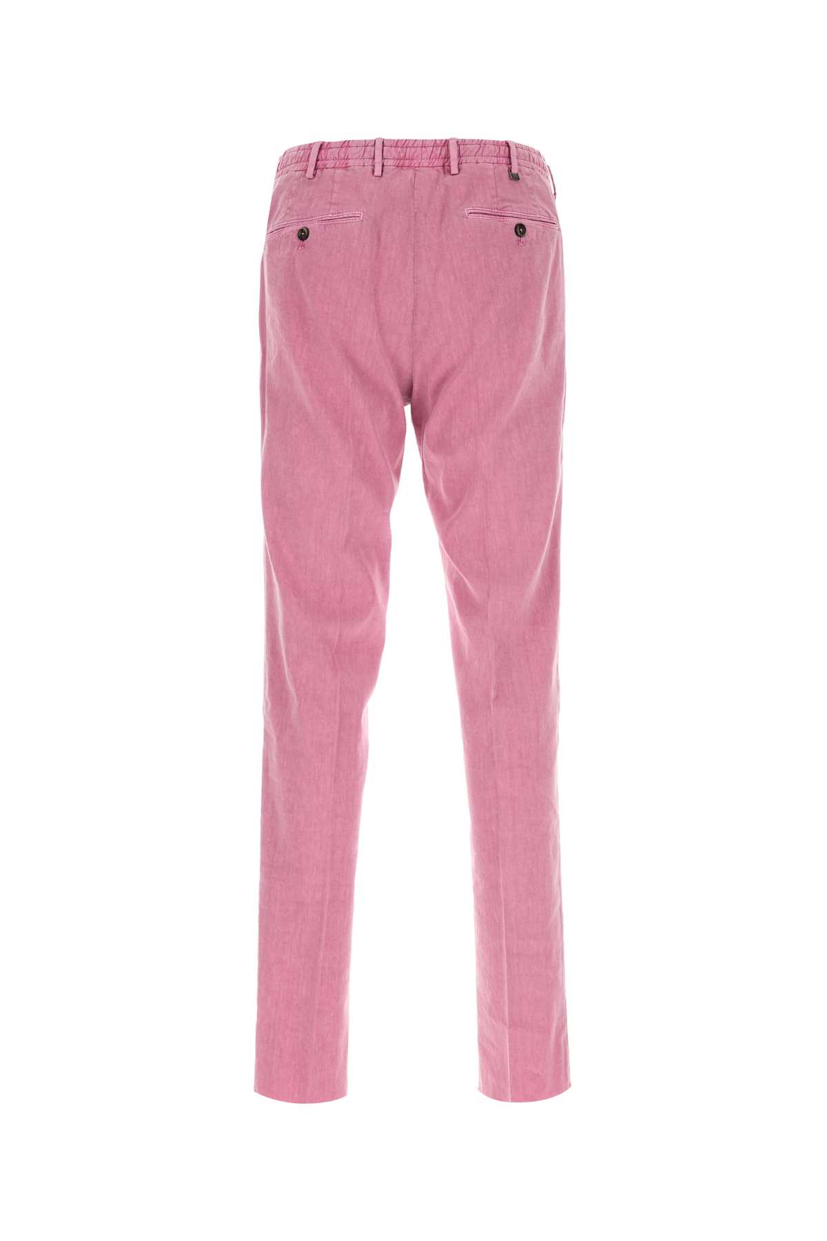 PT TORINO FUCHSIA STRETCH LINEN BLEND PANT