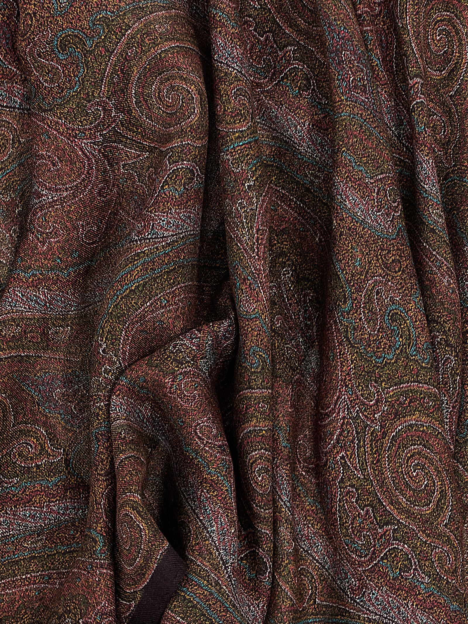 Shop Etro Paisley Scarf In Multicolor