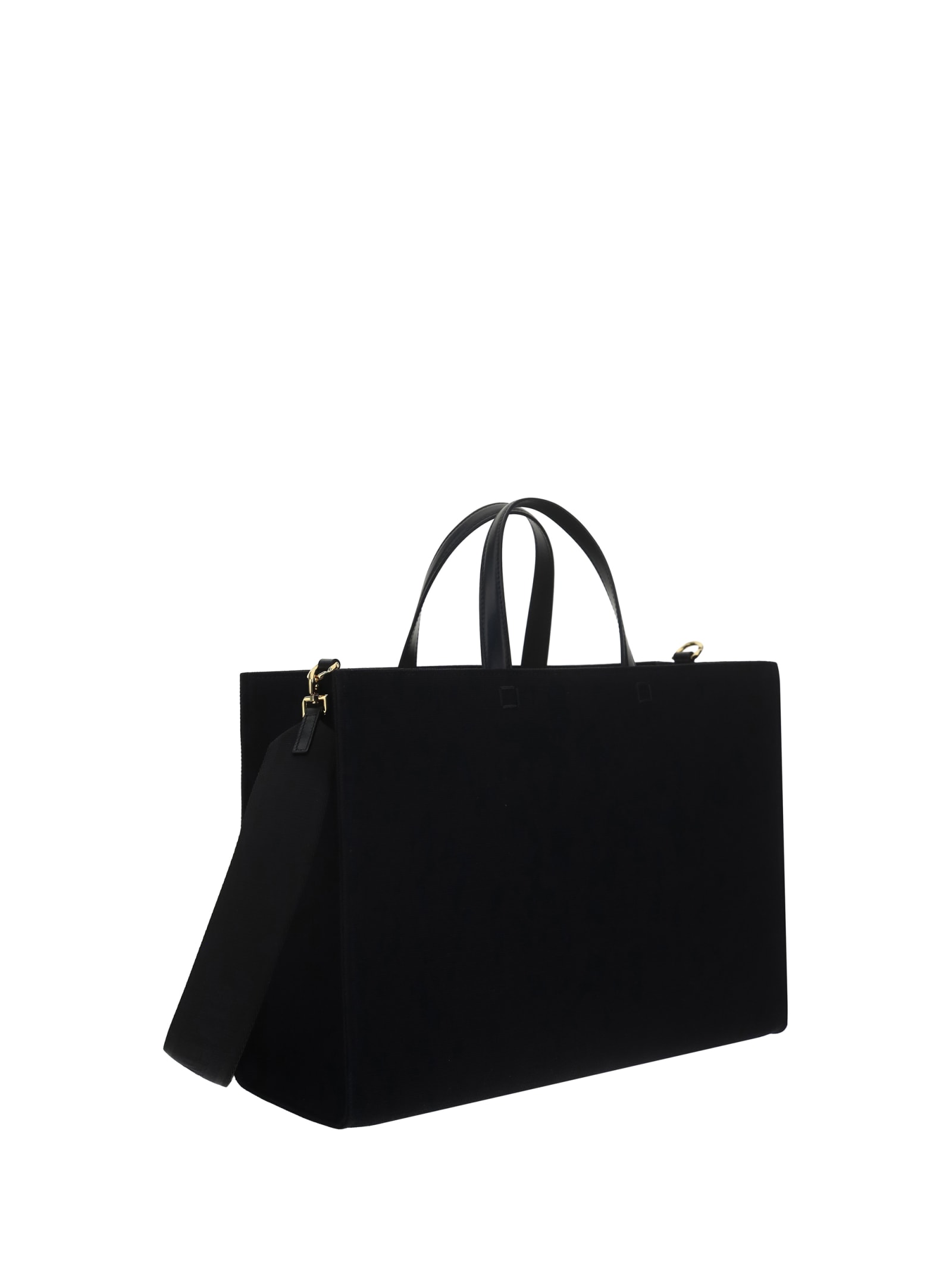 Shop Givenchy G-tote Handbag In Black