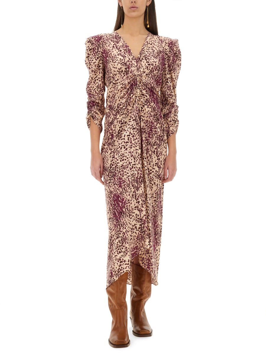 Isabel Marant Midikleid Albini Aus Einem Seidengemisch