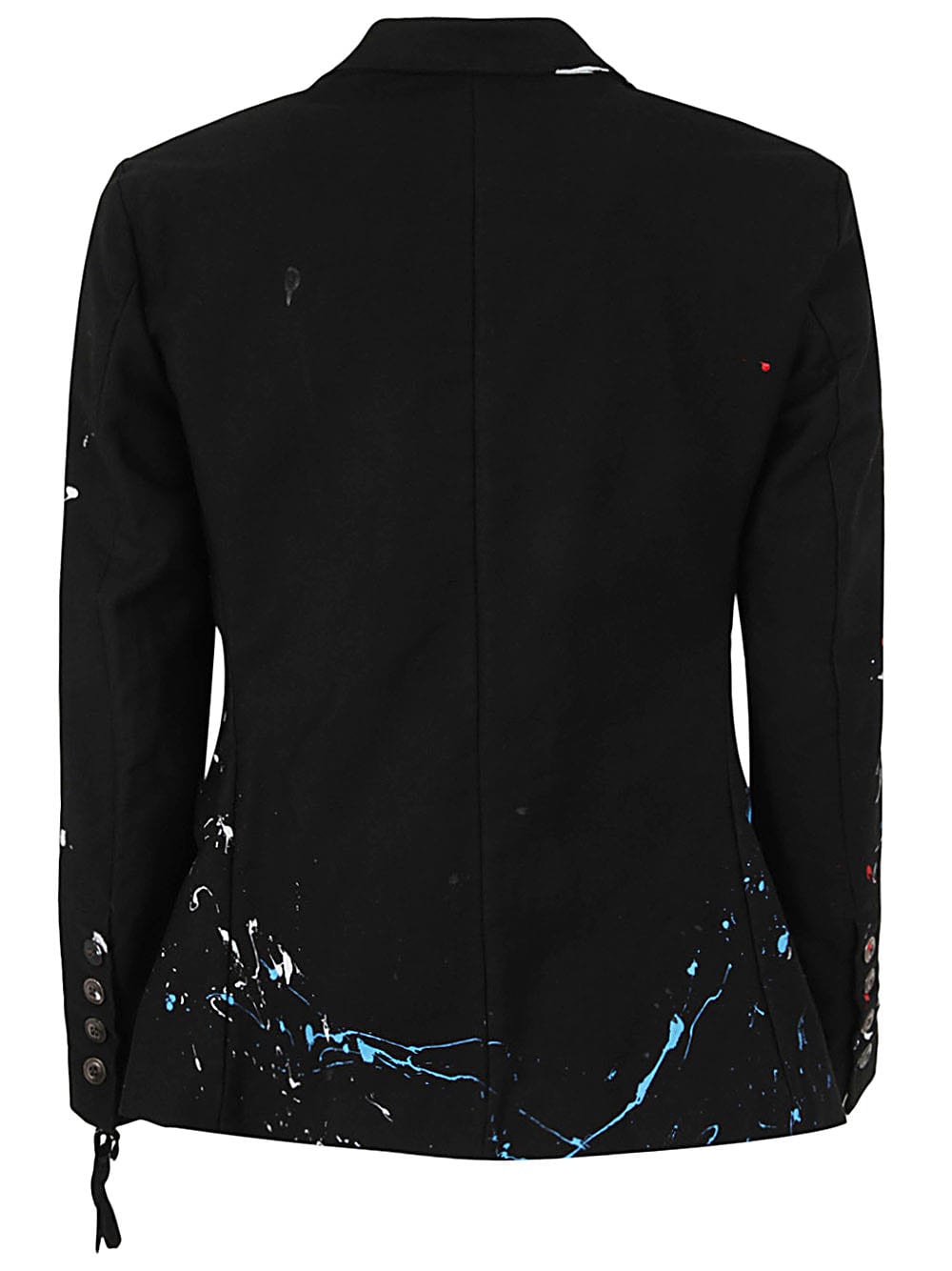Shop Greg Lauren Moleskin Tux Jacket In Blck Black
