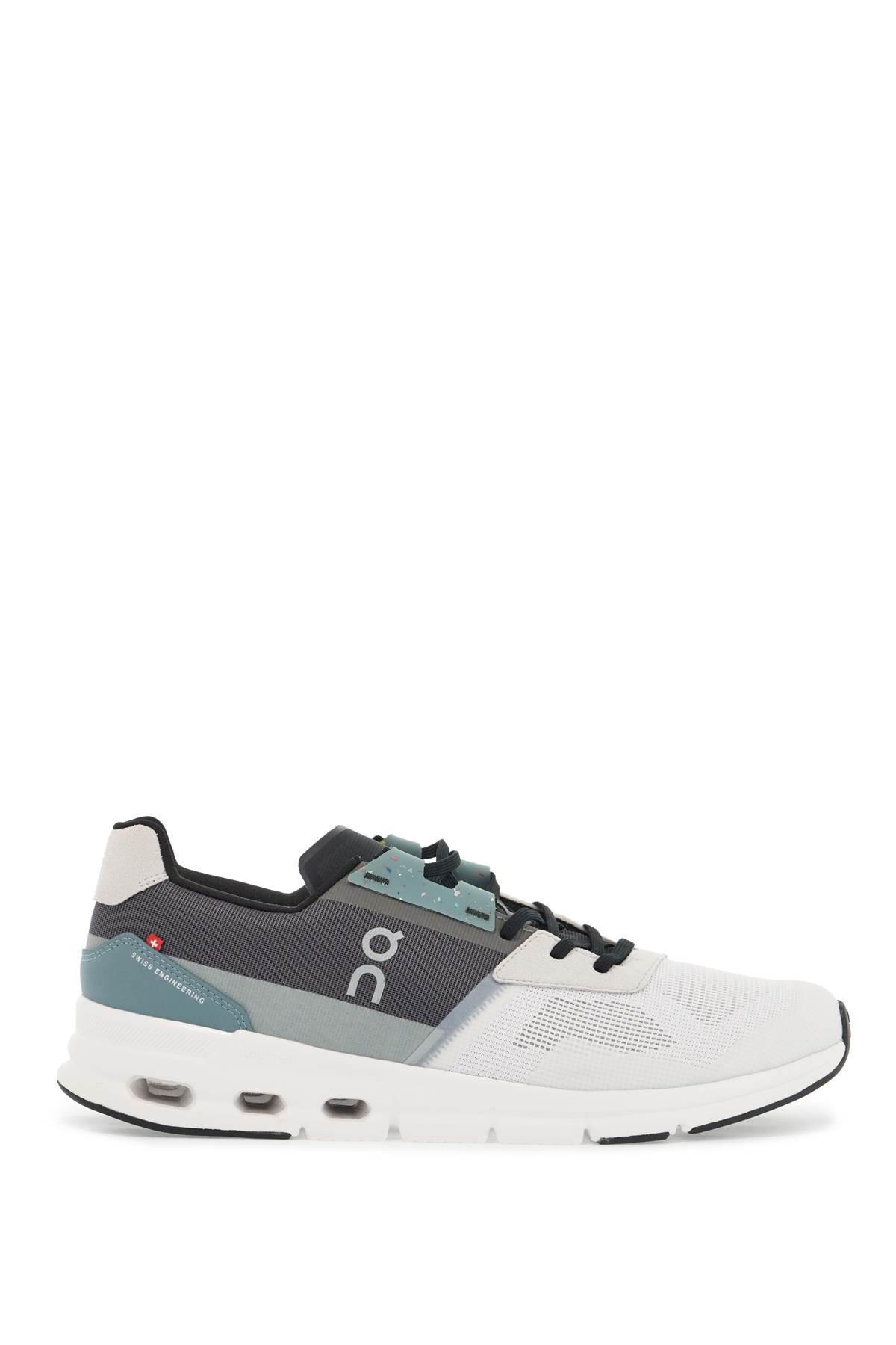 On Cloudrift Sneakers In White Asphalt (white)