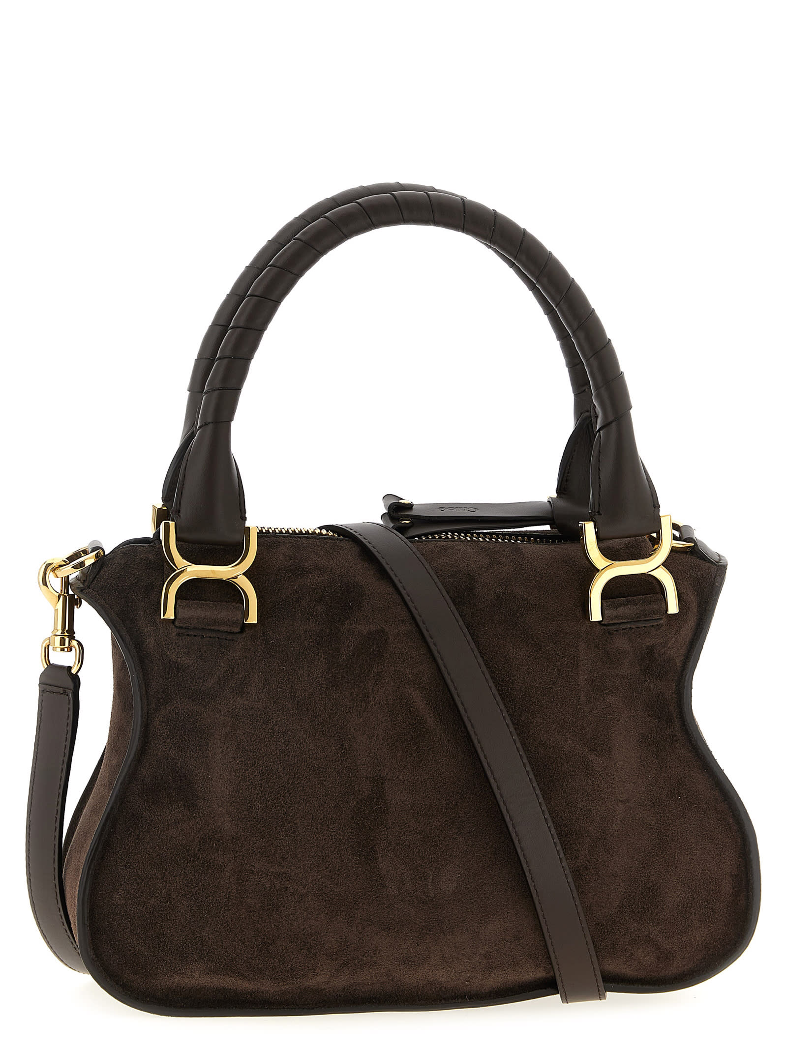 Chloé Marcie Small Handbag In Brown