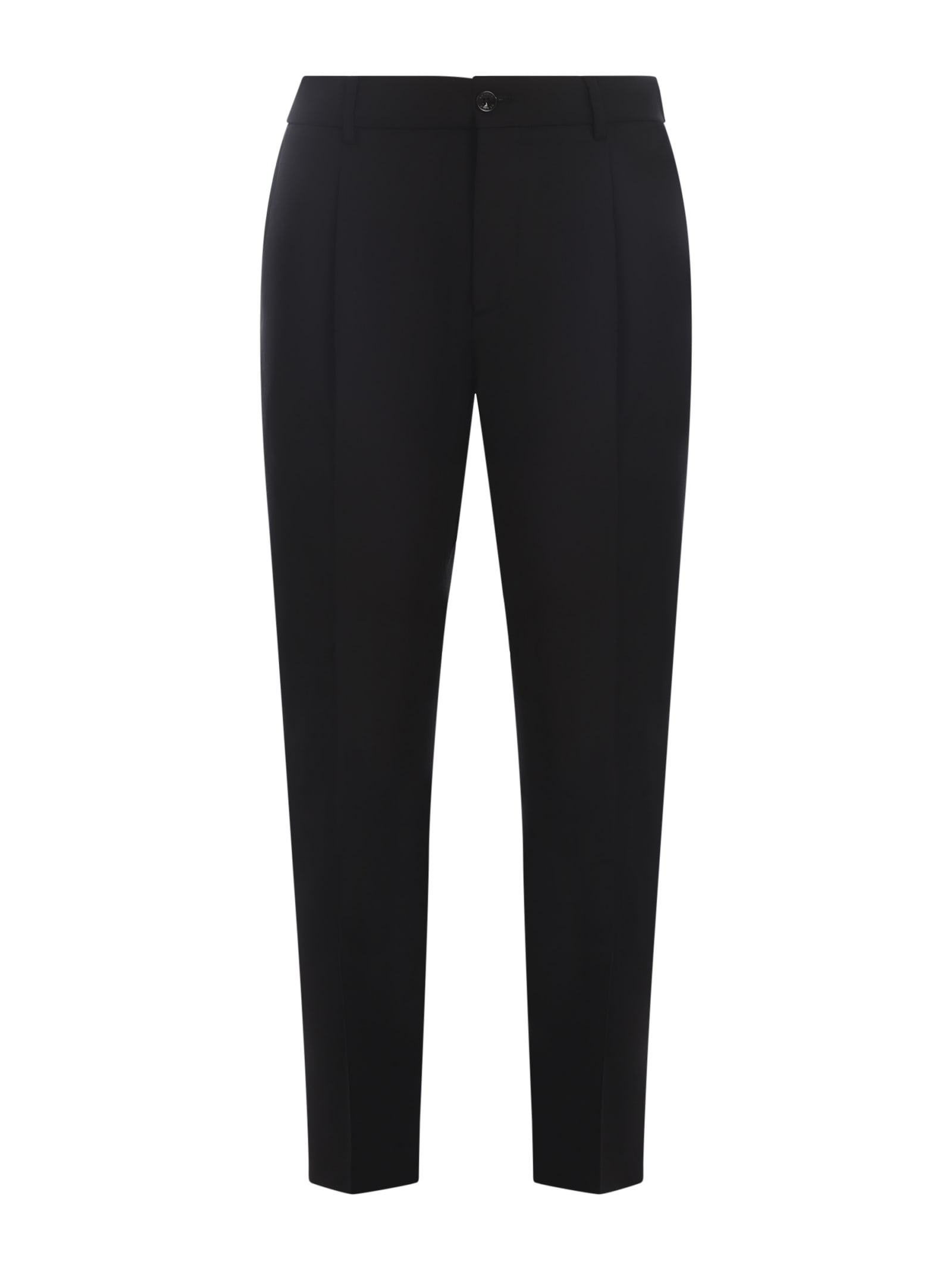 Be Able Trousers  In Wool Blend In Black