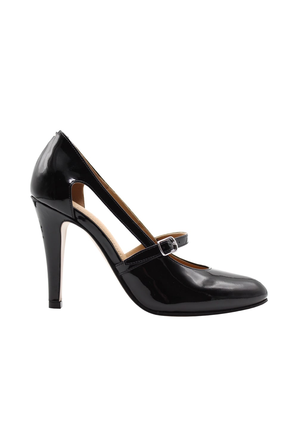 Patent Leather Cut-out Pump