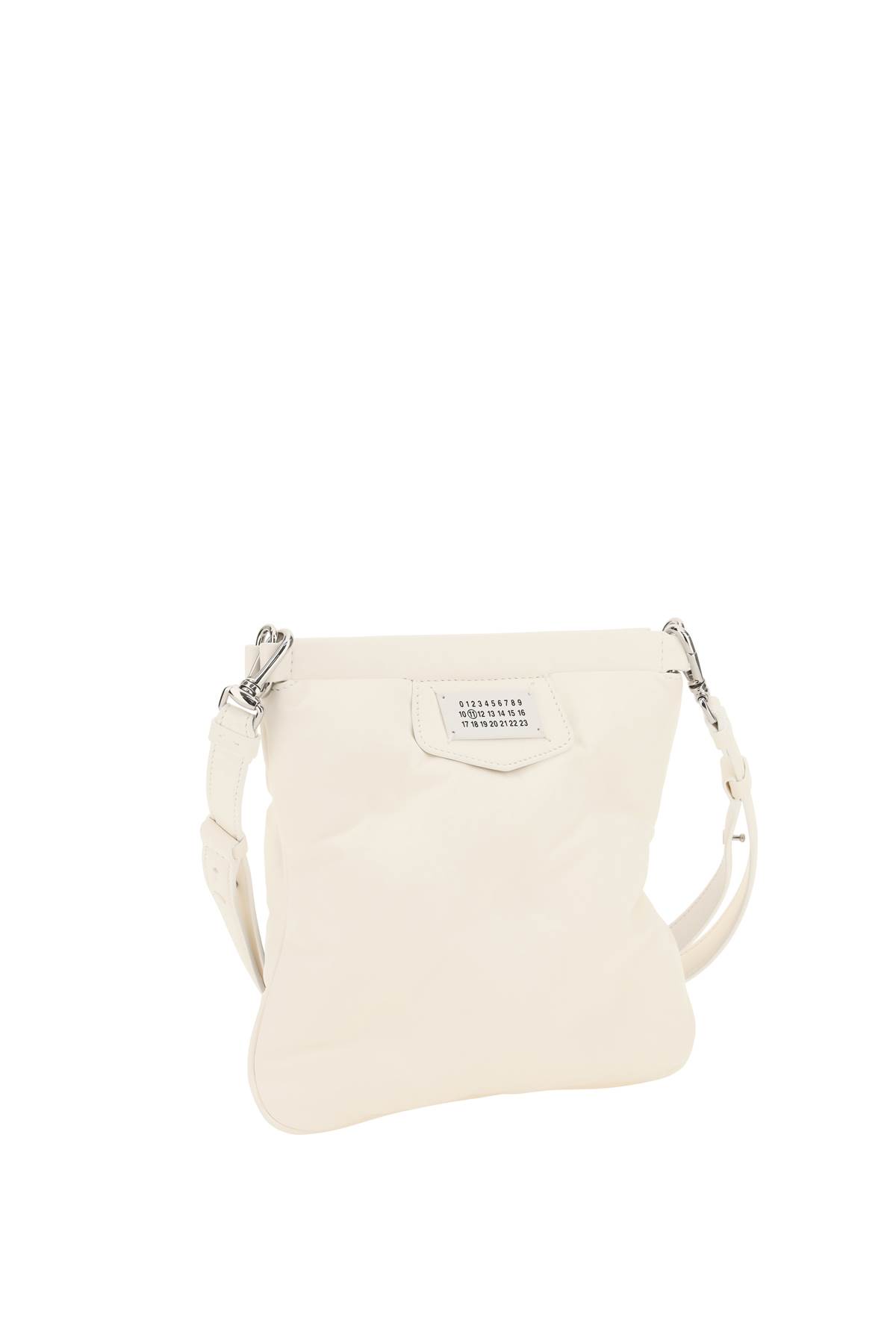 Shop Maison Margiela Flat Glam Slam Bag In White (white)