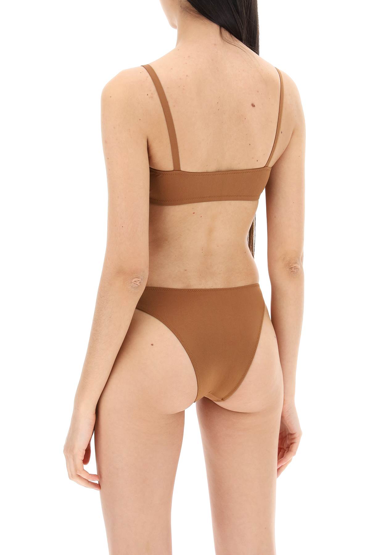 Shop Lido Eleven-piece Bikini In Bronze (brown)