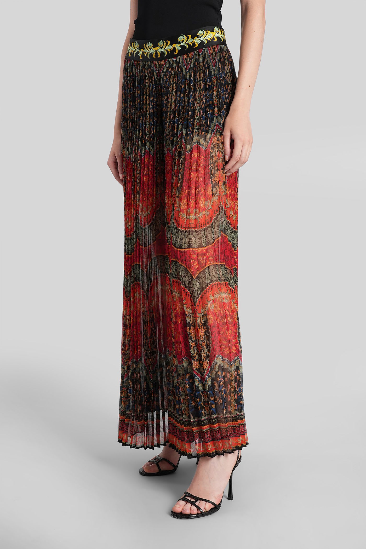 Alice And Olivia Copen Pants In Multicolor Polyester In Multi