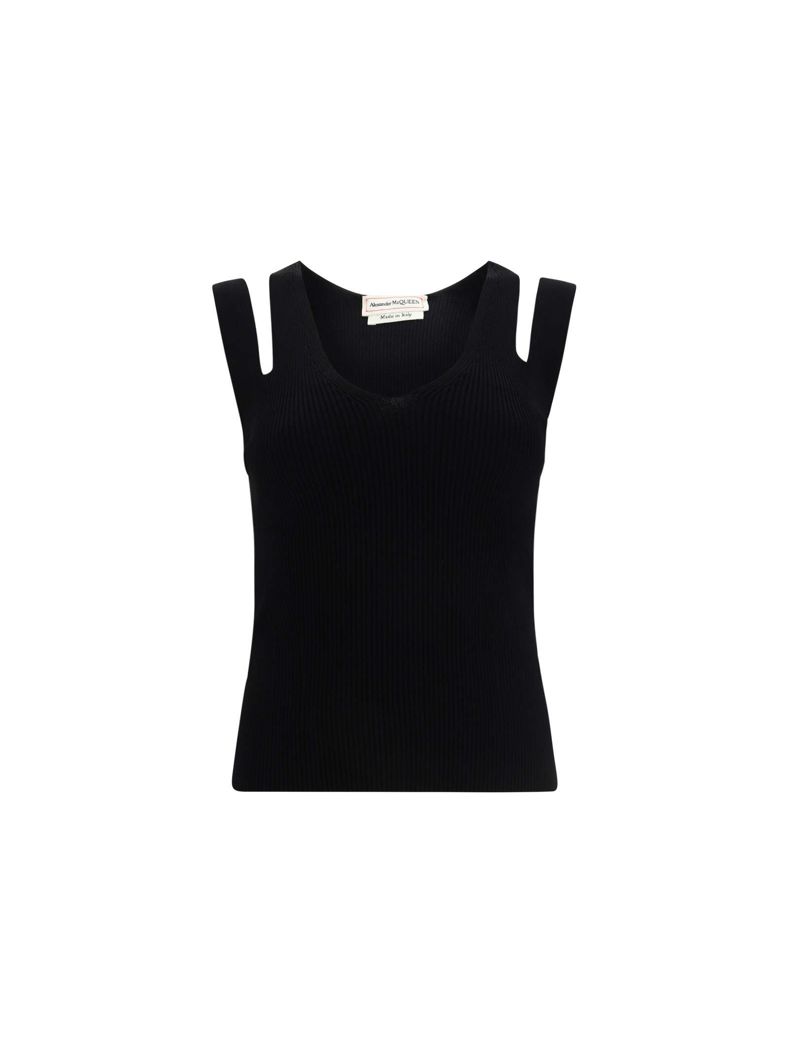 Shop Alexander Mcqueen Top In Black