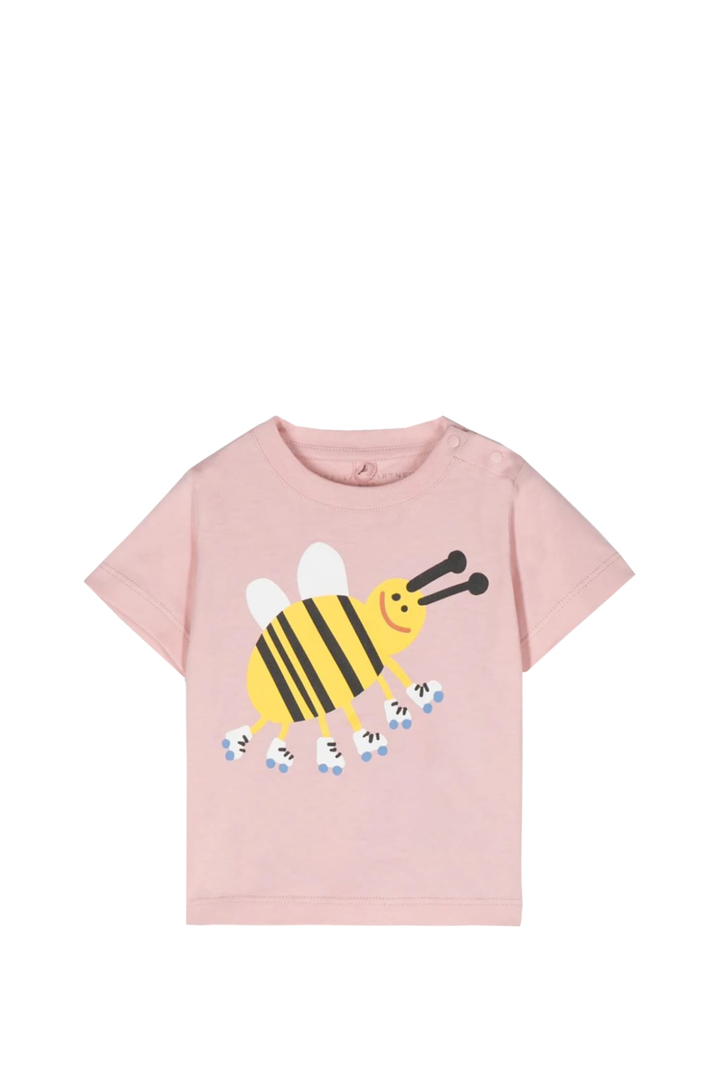 Stella Mccartney Babies' Cotton T-shirt In Rose