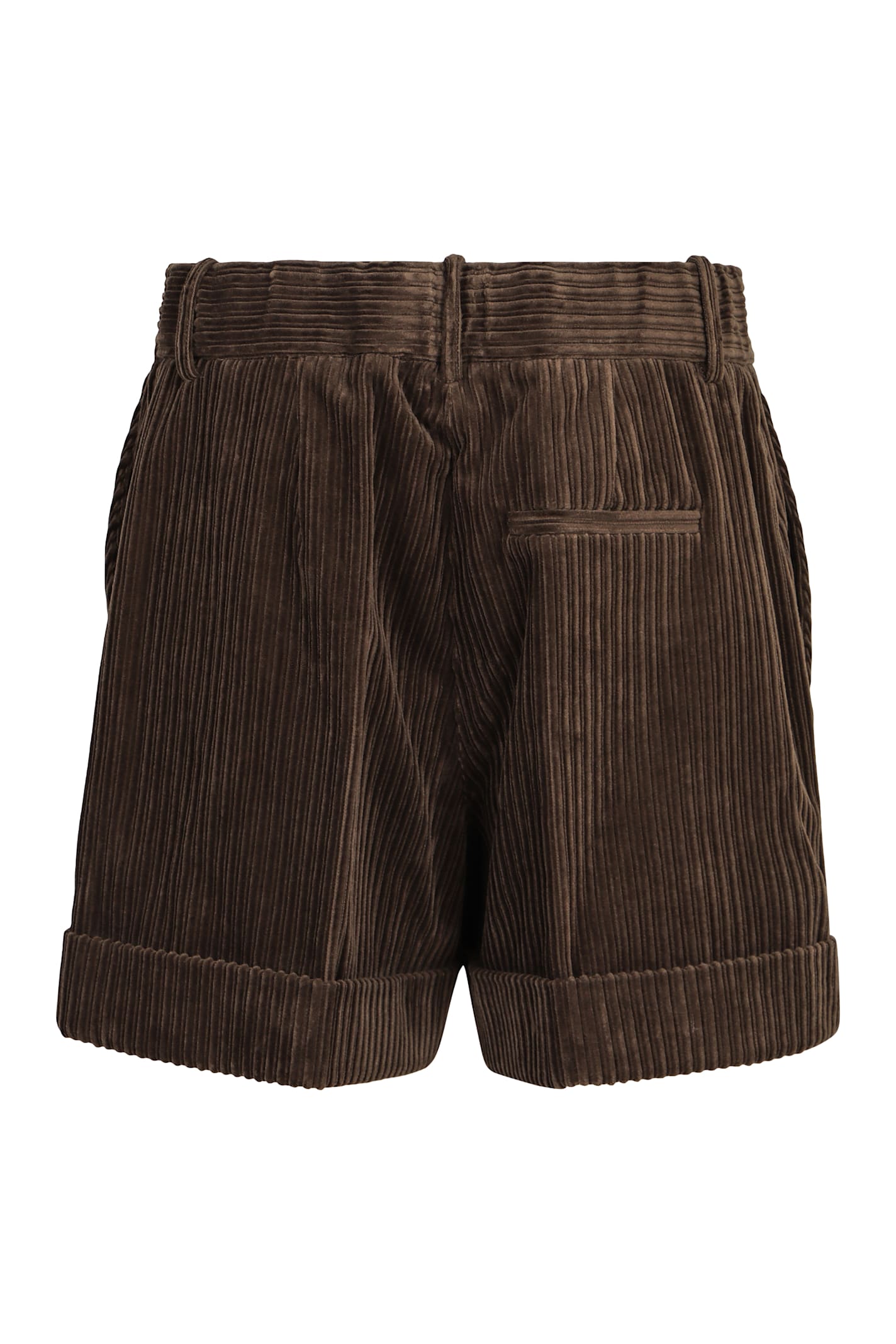 P.a.r.o.s.h . Corduroy Shorts In Brown
