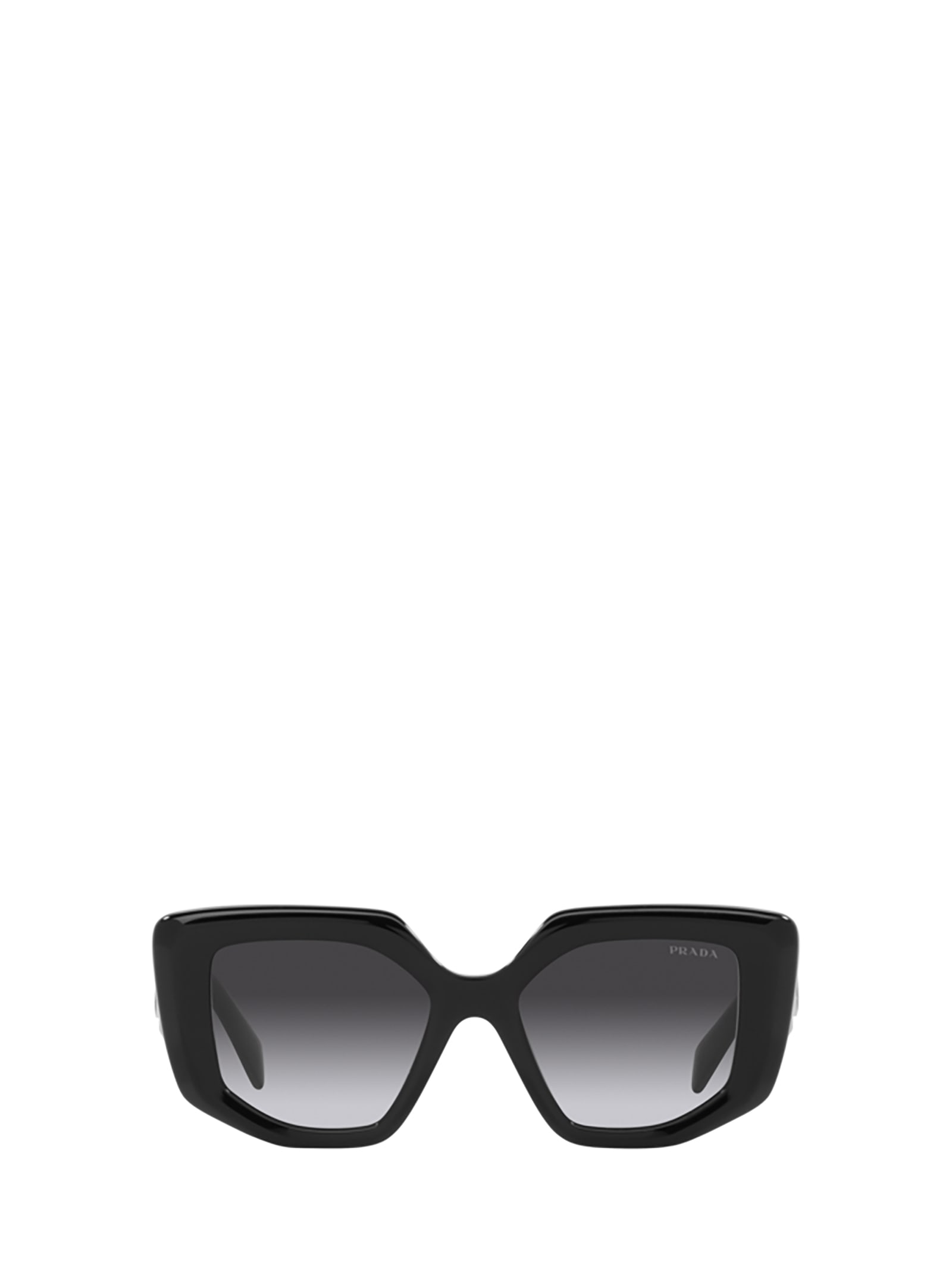 Shop Prada Pr 14zs Black Sunglasses