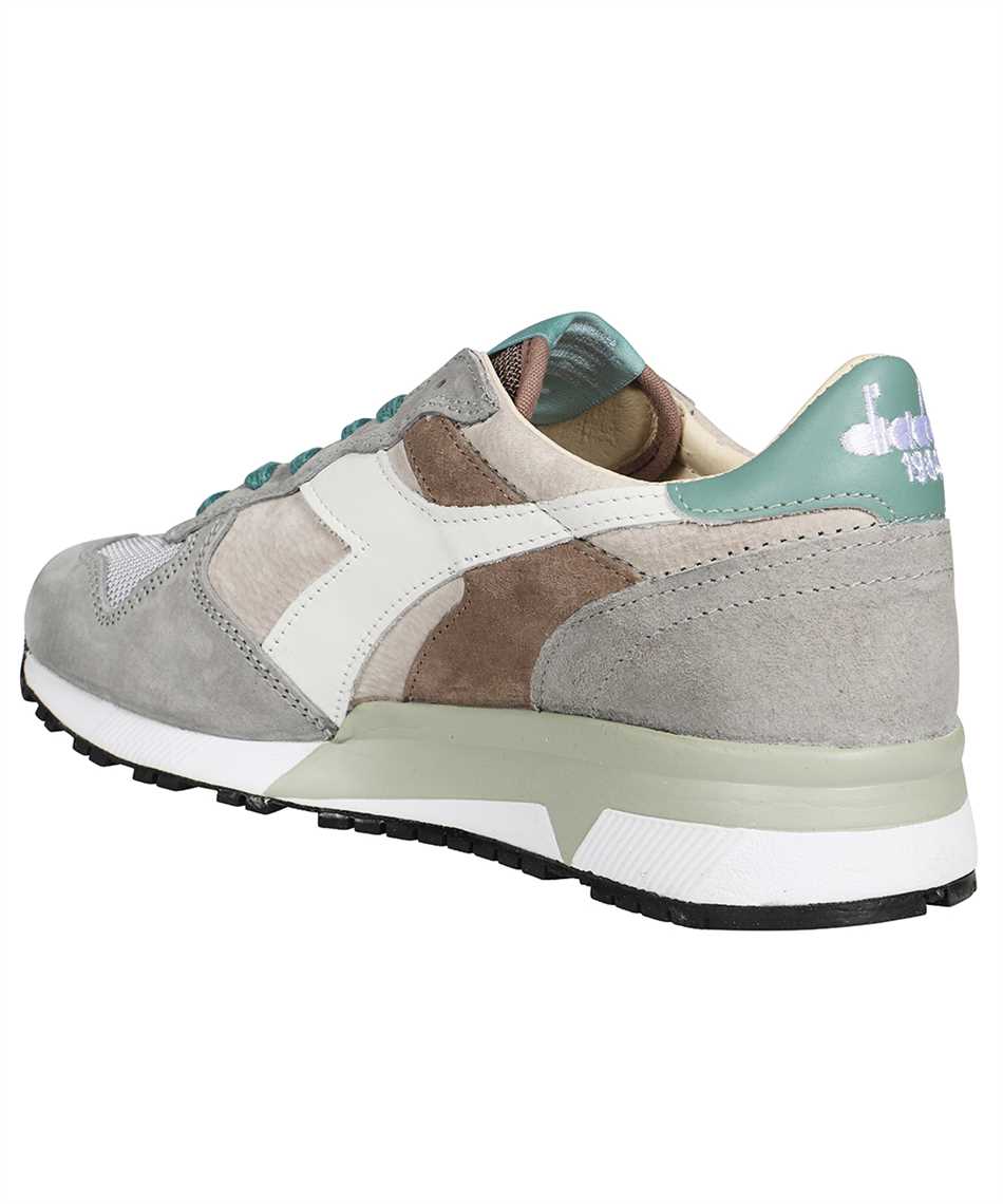 Shop Diadora Leather Low-top Sneakers In Grey