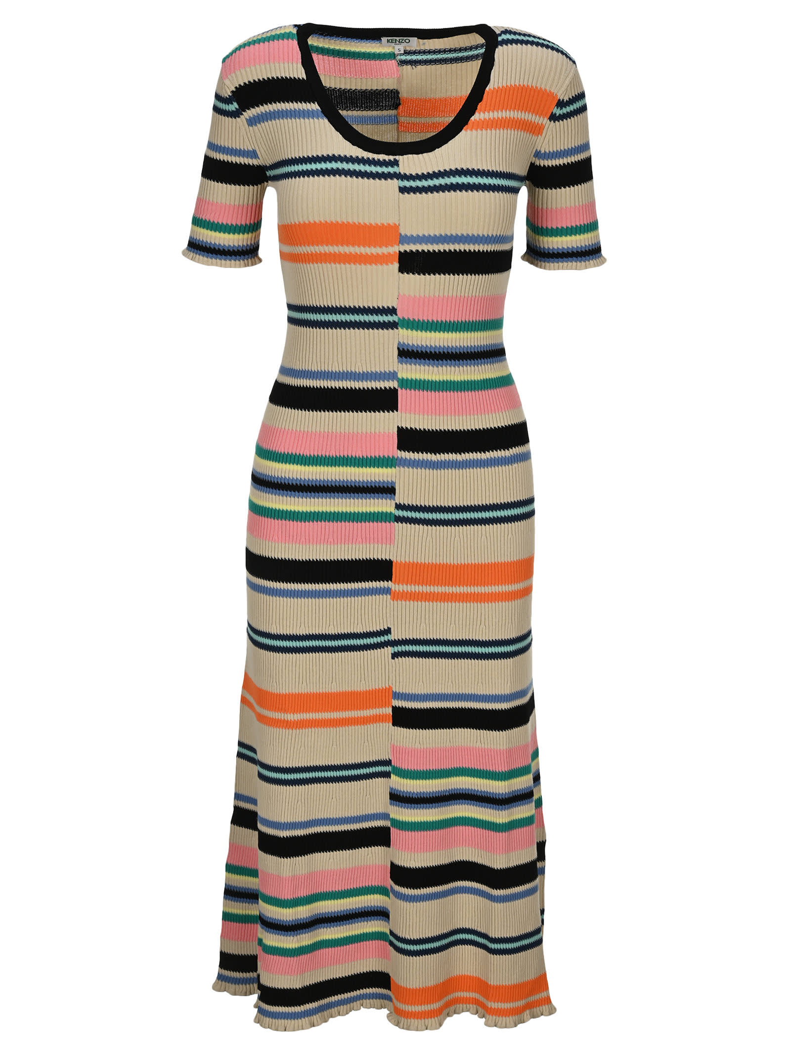 kenzo striped dress