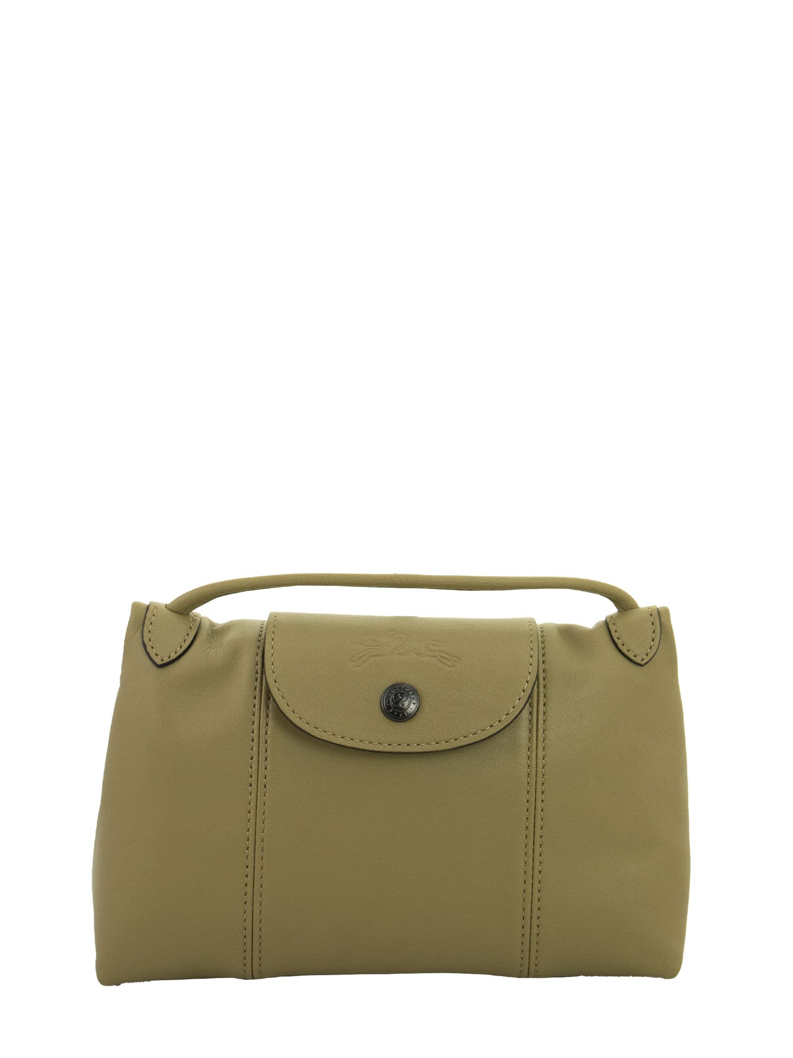 Le Pliage Cuir - Crossbody Bag In Khaki Le Pliage Cuir - Crossbody Bag In Khaki