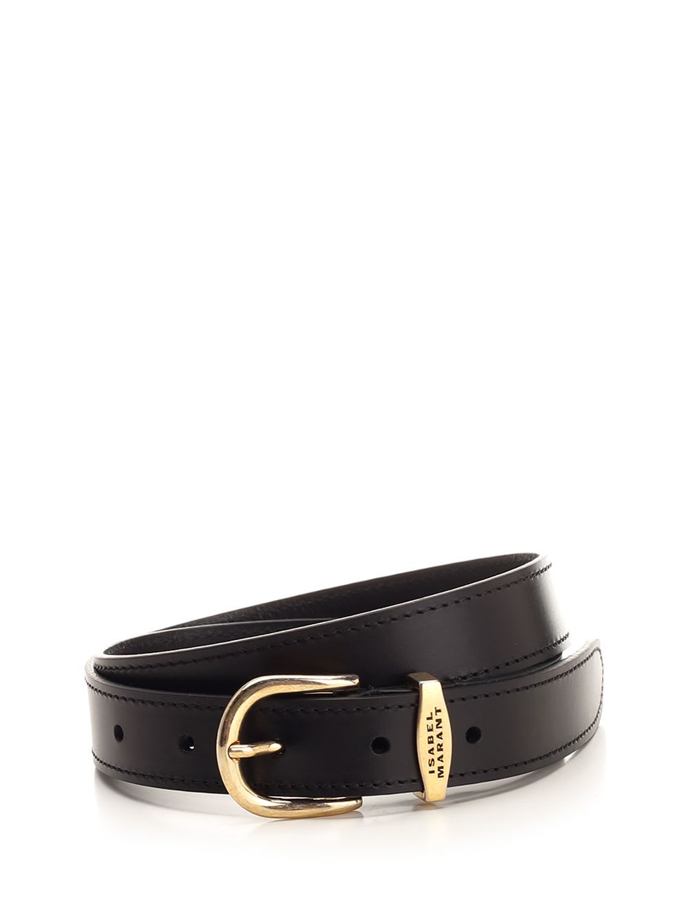 Shop Isabel Marant Zadd Belt In Black