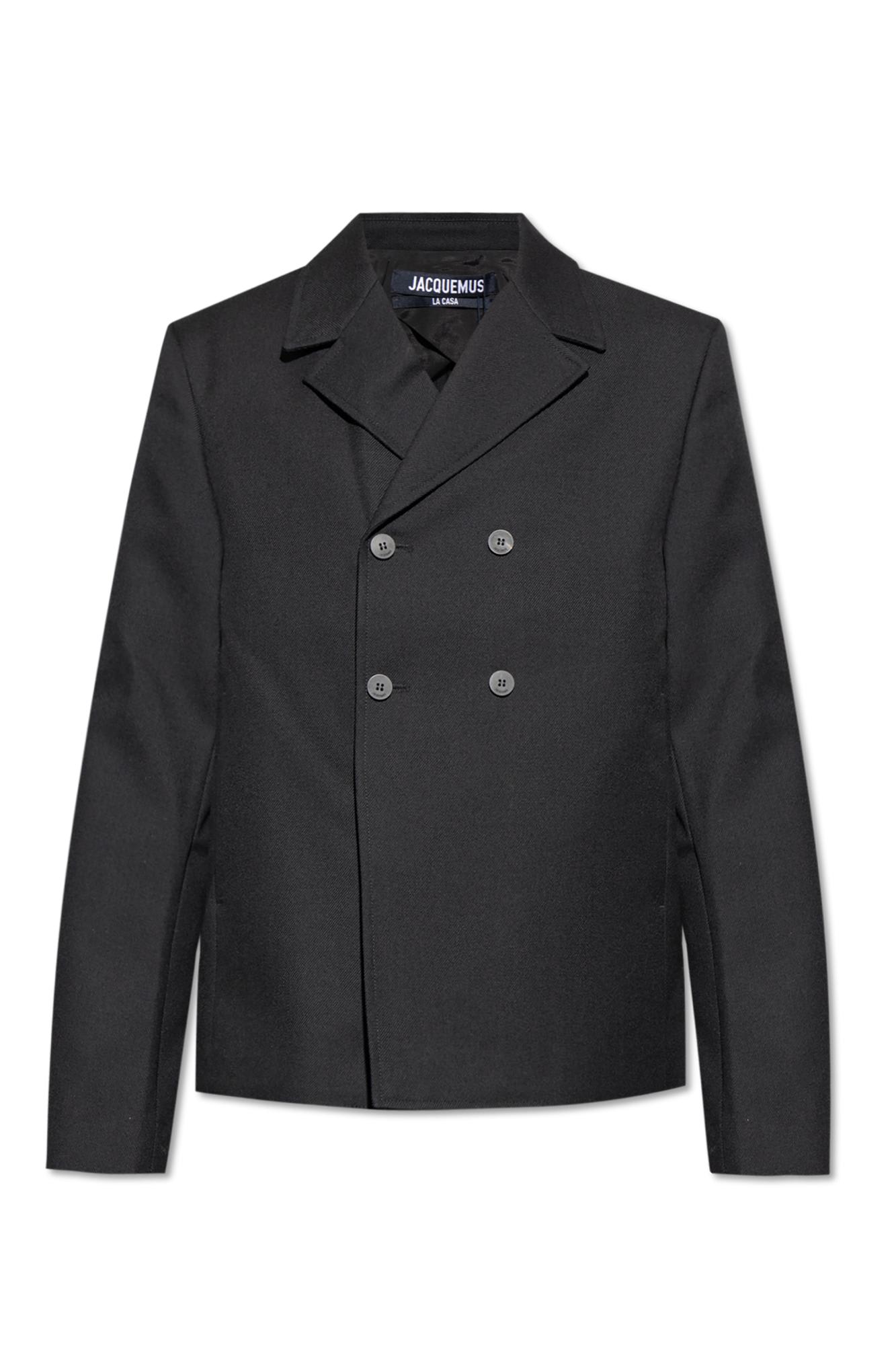 Shop Jacquemus Blazer Giacca In Black