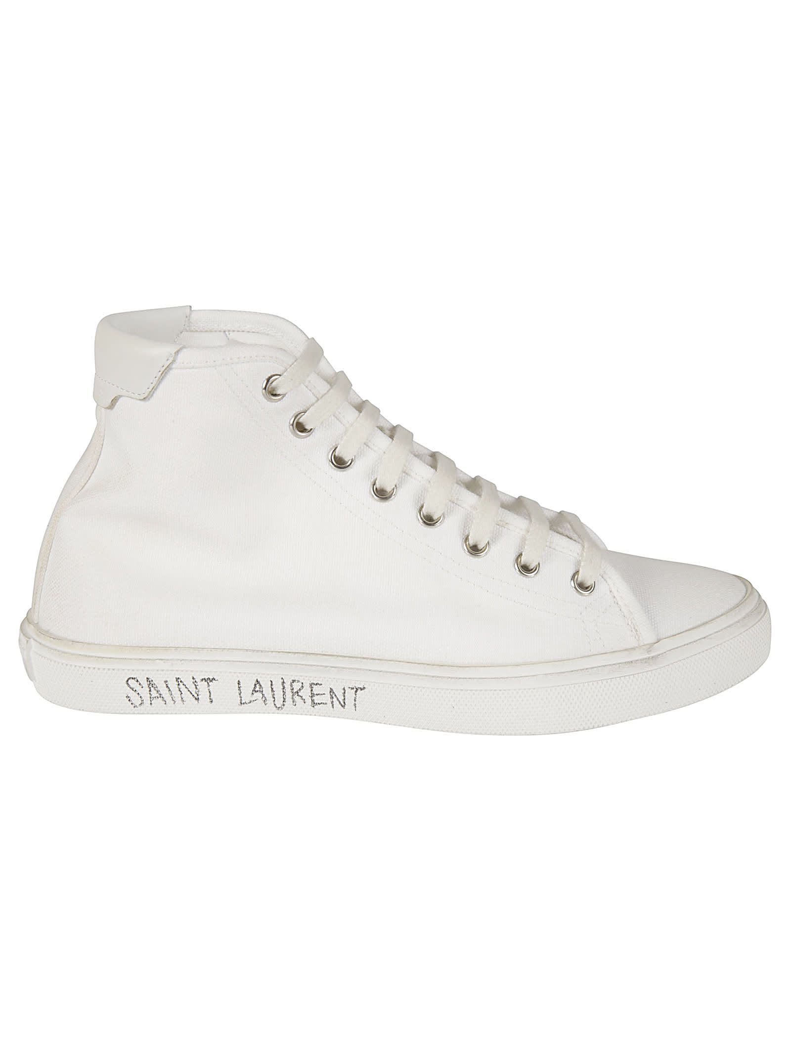 Saint Laurent Malibu Mid Sl Signature Sneakers