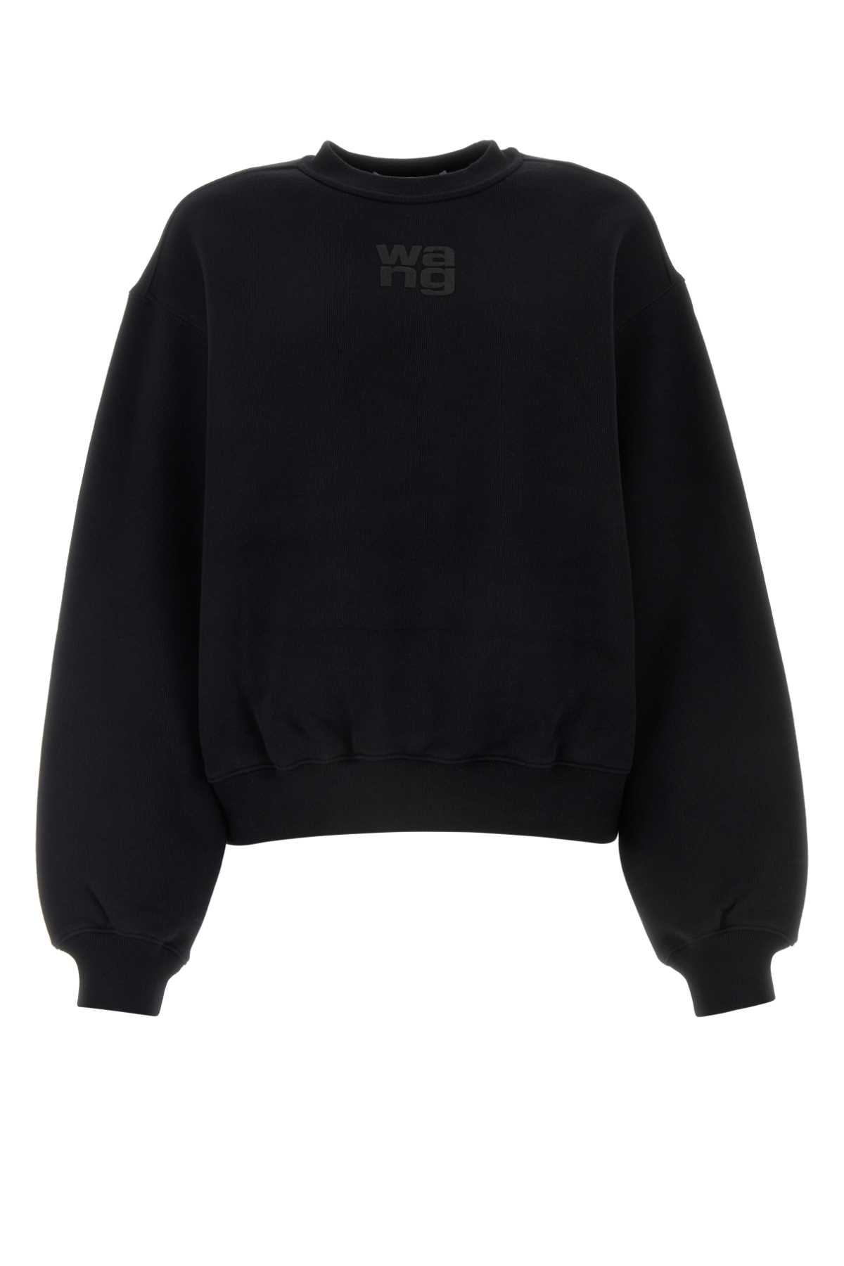 ALEXANDER WANG T BLACK COTTON SWEATSHIRT 