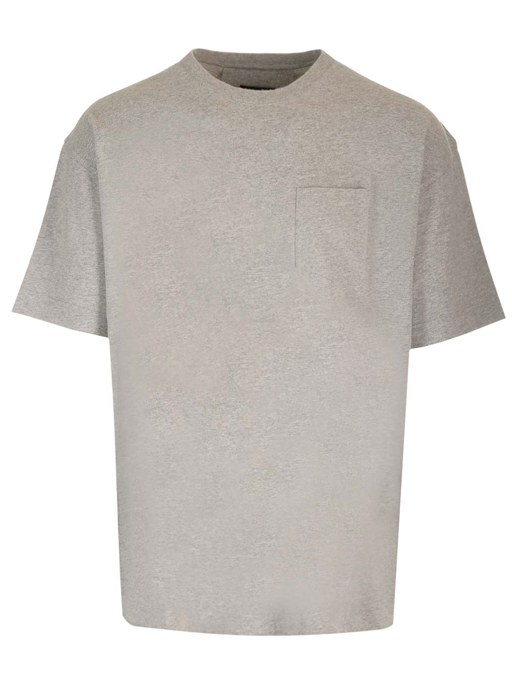 Shop Givenchy Logo T-shirt In Grey