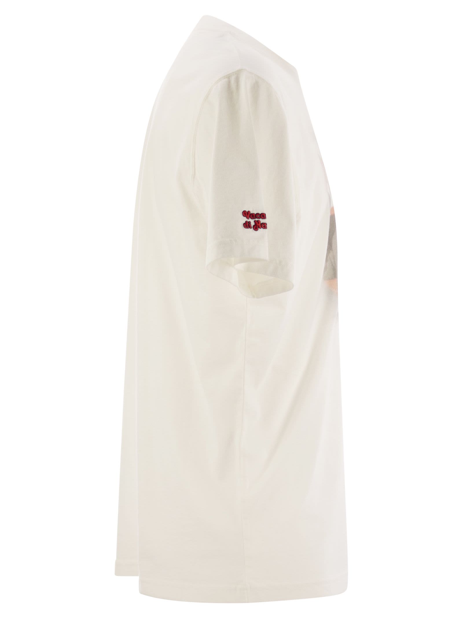 Shop Mc2 Saint Barth Printed T-shirt In White