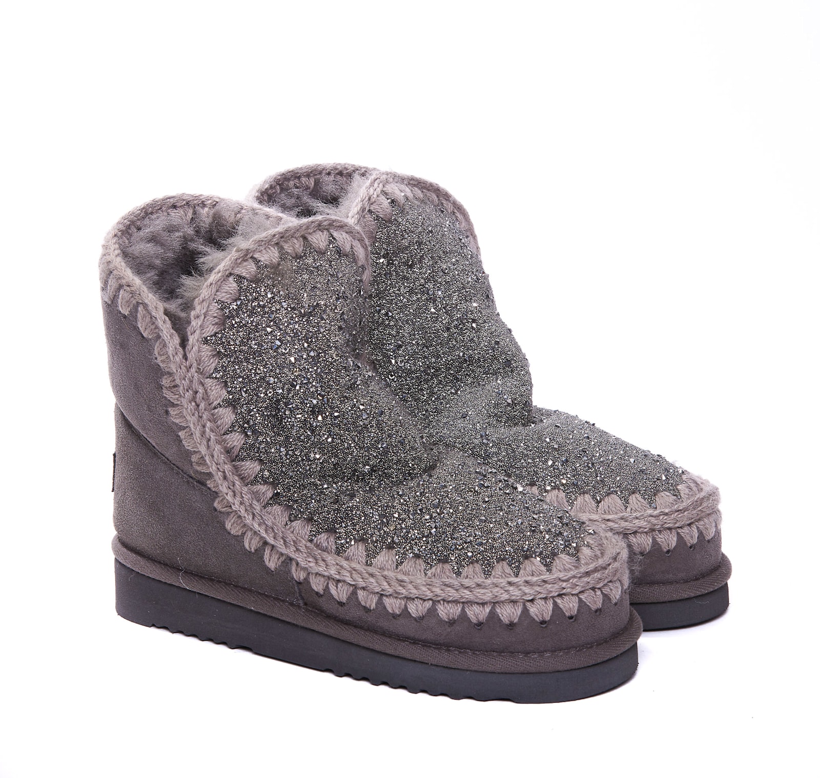 Shop Mou Eskimo 18 Hotfix In Grey